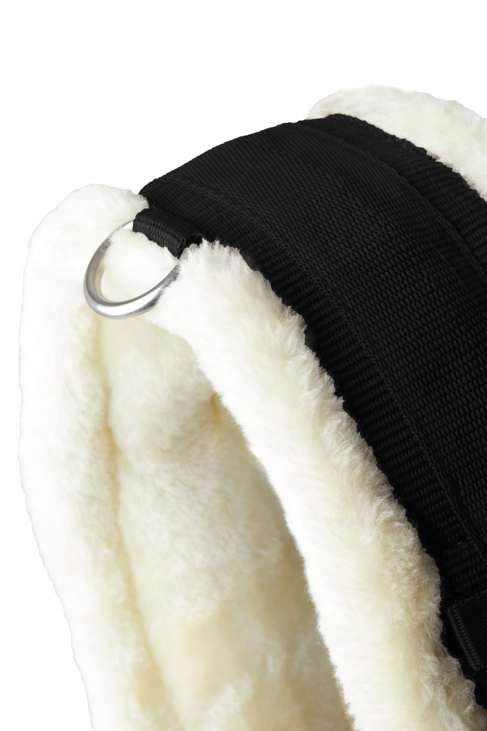 Horze Kyiv lange neopreen singel met vast imitatiebont