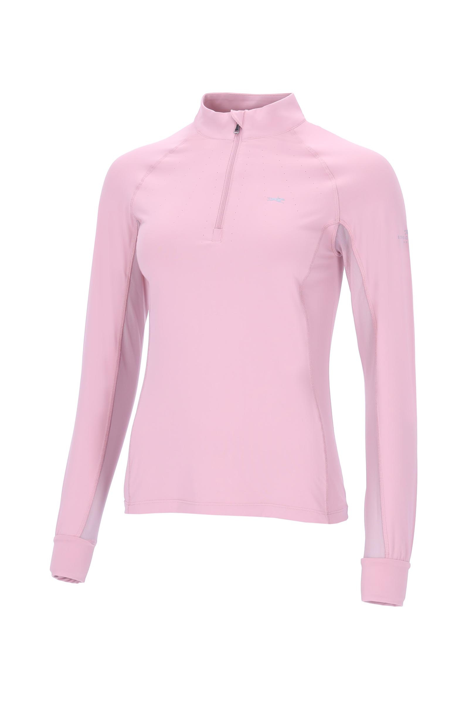 Powder Pink Schockem&ouml;hle Sports Angie Style dames trainingsshirt met lange mouwen