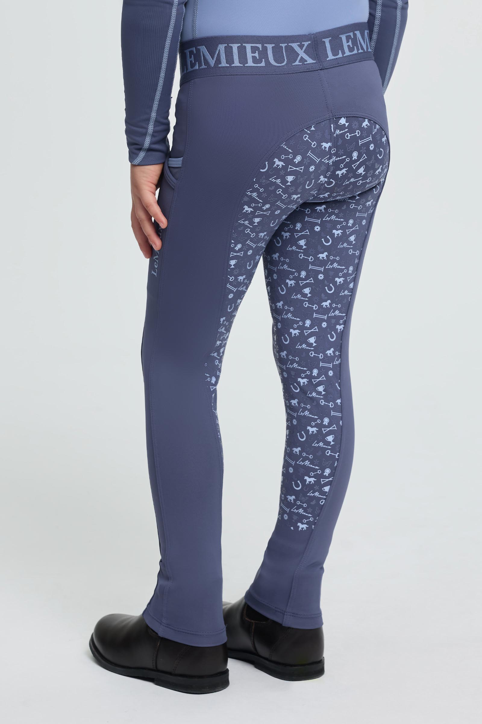 Shadow LeMieux mini kinder pull on rijbroek