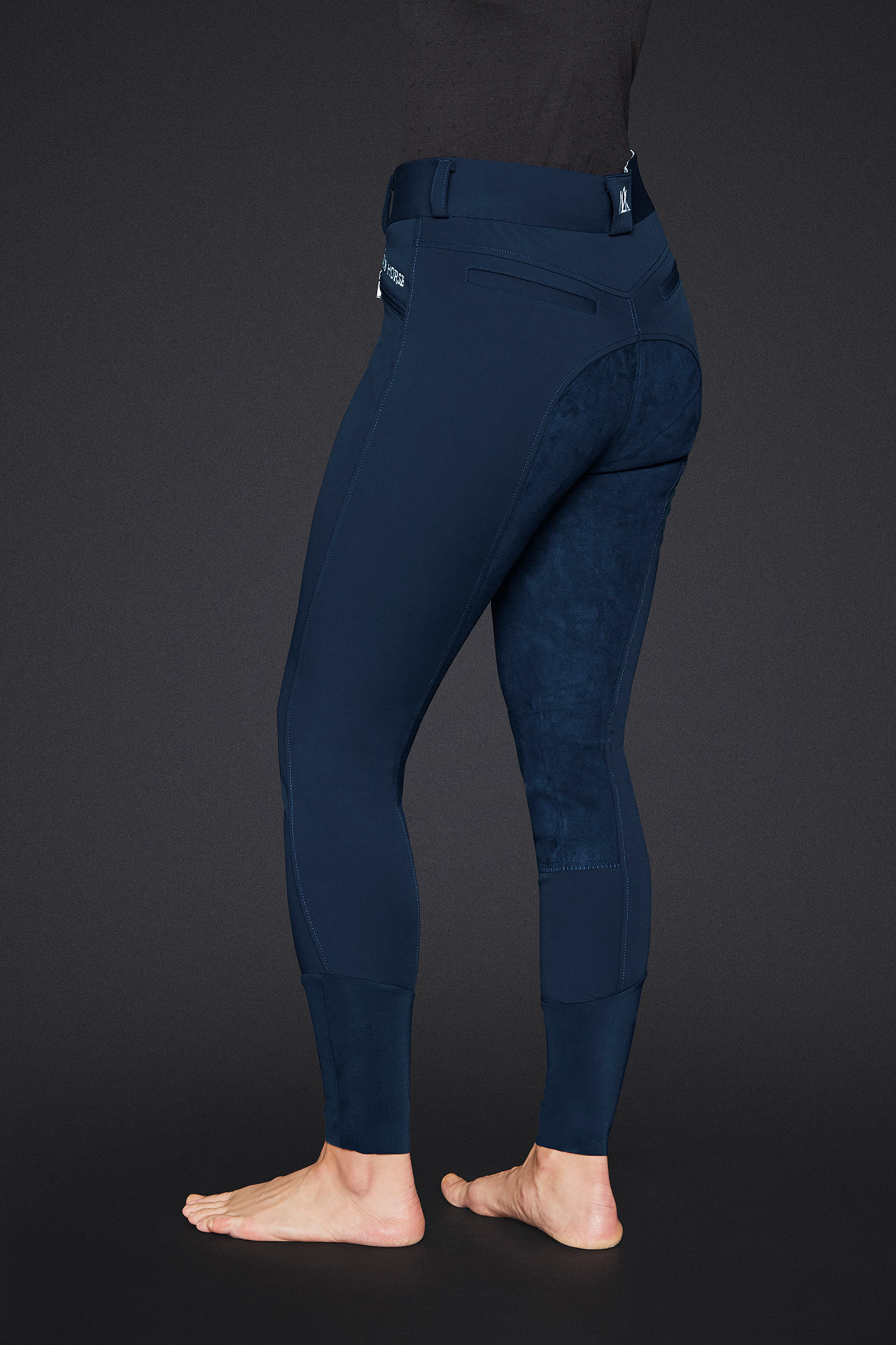 Mountain Horse Diana dames rijbroek met volledig zitvlak van imitatieleer