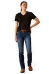 Ariat Rebar Cotton Strong standaard V-hals T-shirt voor dames  
