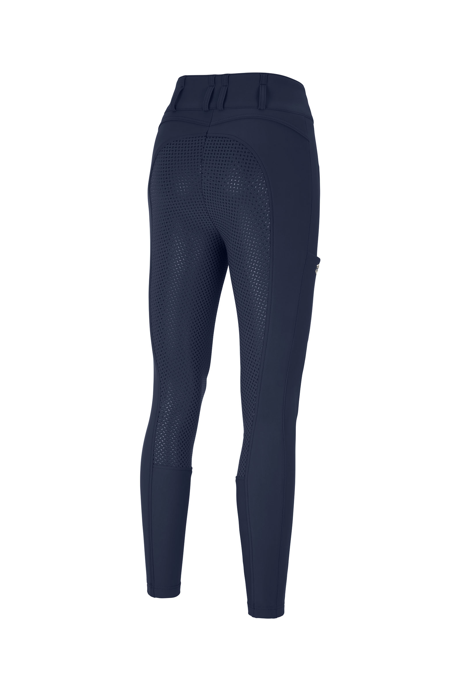 Nightblue Pikeur Hoge Taille Winterrijbroek met Volledige Grip