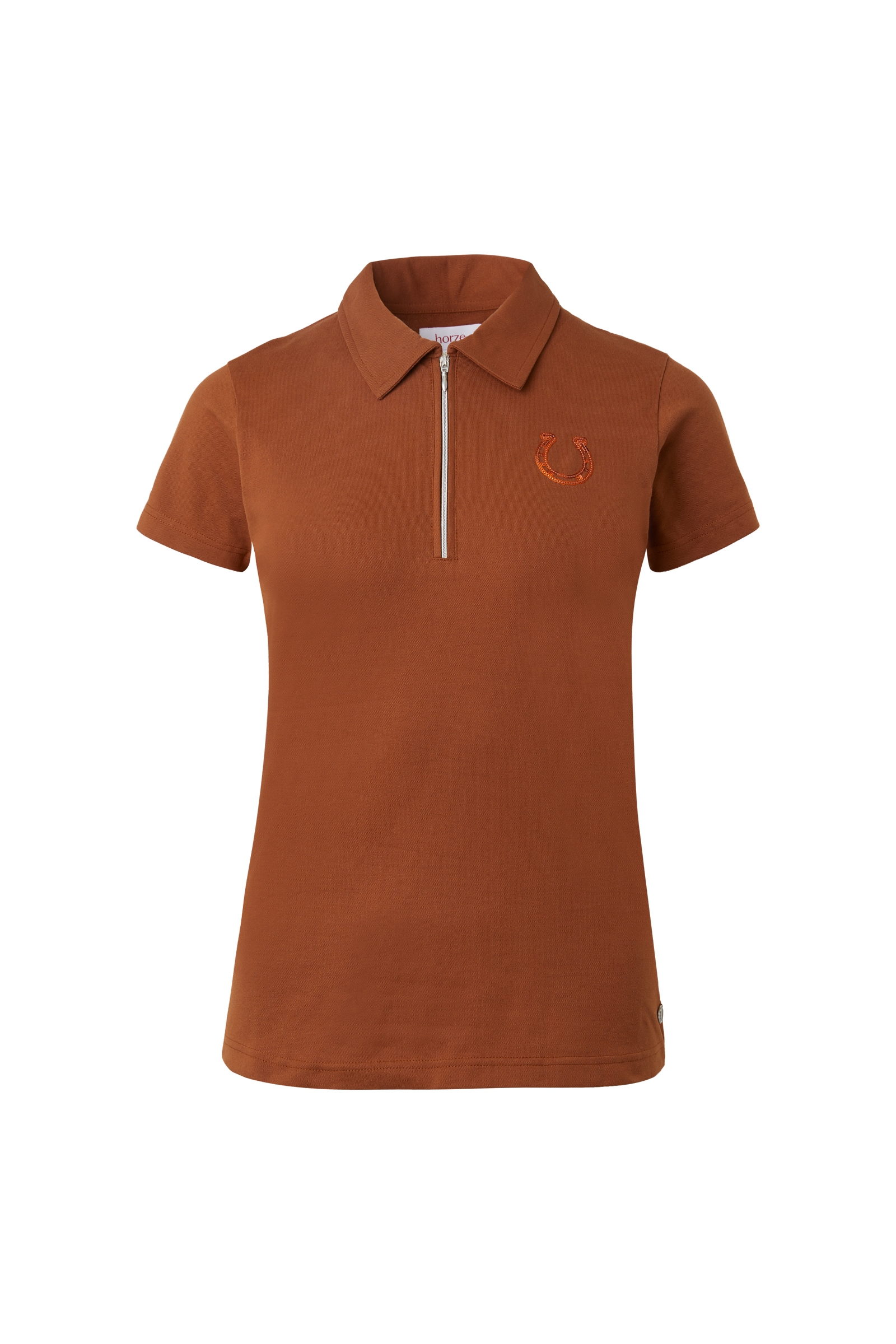 Horze Amy Katoen Stretch Poloshirt, korte mouwen, dames