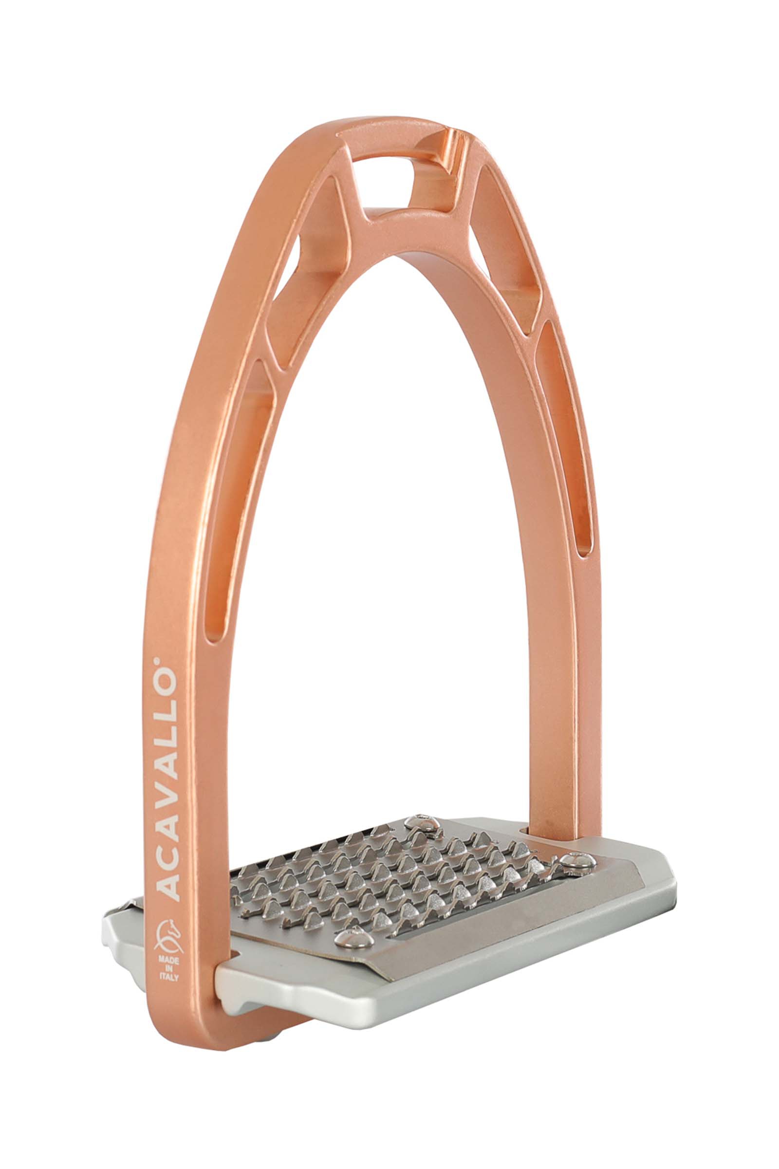 Rose Gold Acavallo Arco Evolution Alupro Aluminium stijgbeugels