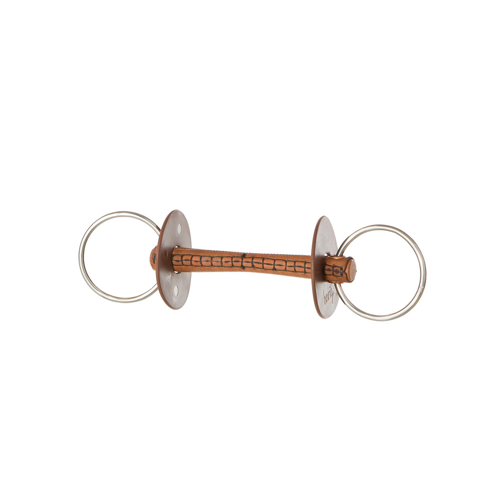 Beris Leather Bit Snaffle Standard, ring 7,5cm, Soft