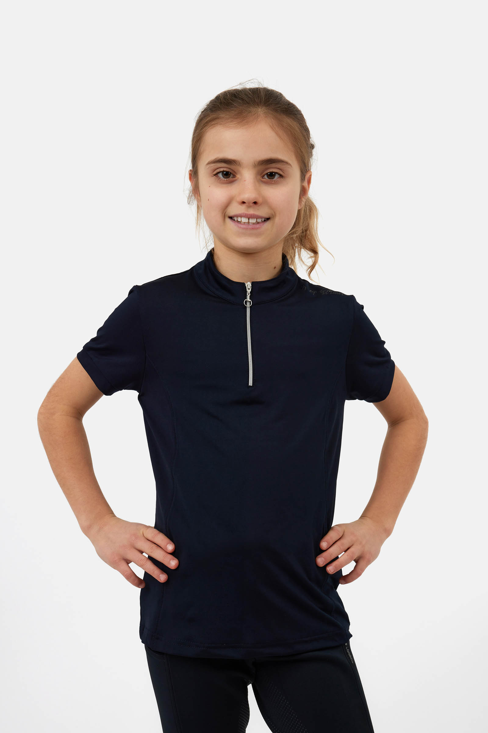 Dark Navy Horze Young Rider Mina trainingsshirt