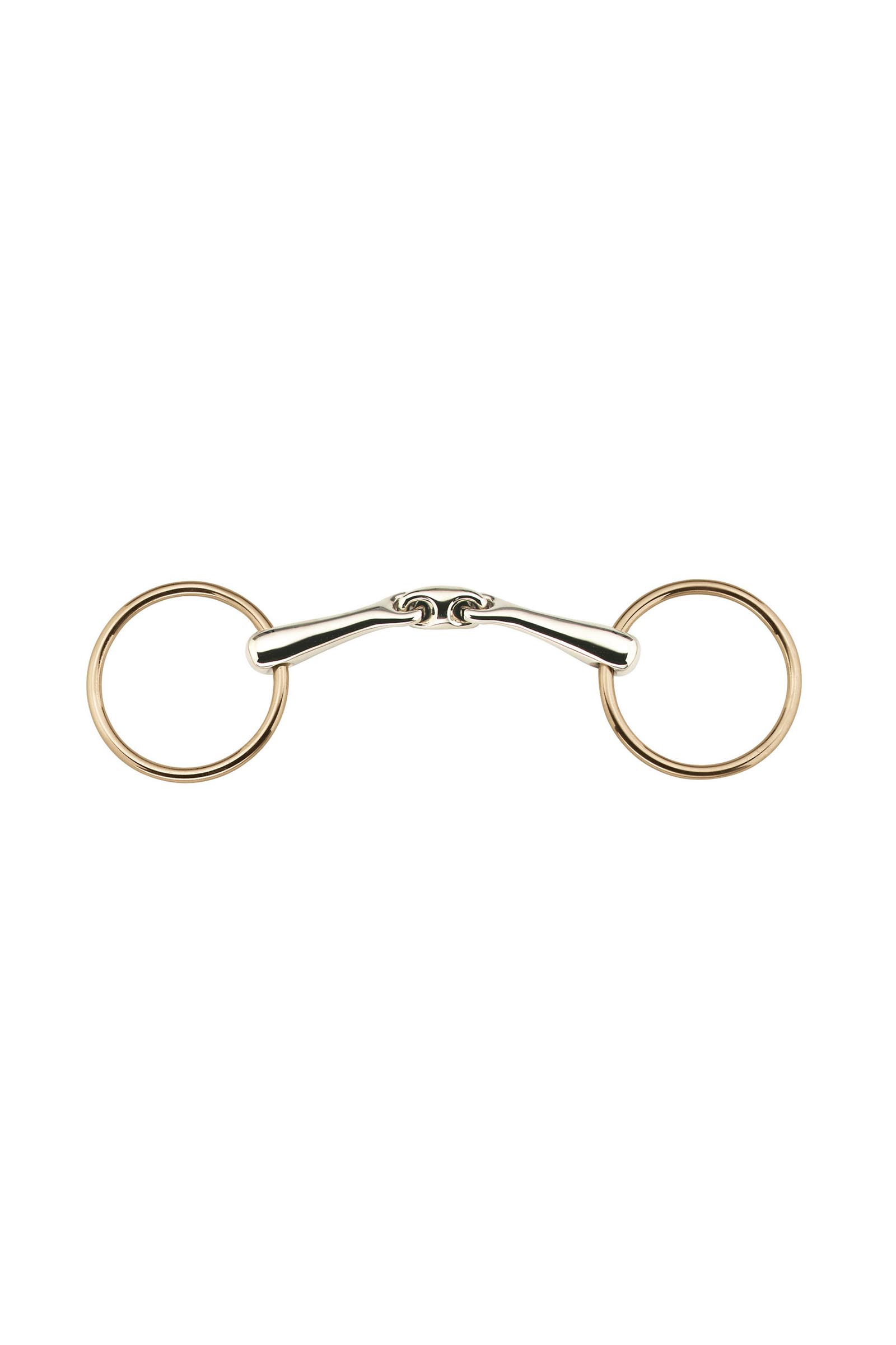 Sprenger KK Ultra l&oslash;se ringe trensebid, dobbeltleddet, 18 mm, Sensogan, Aurigan ringe  