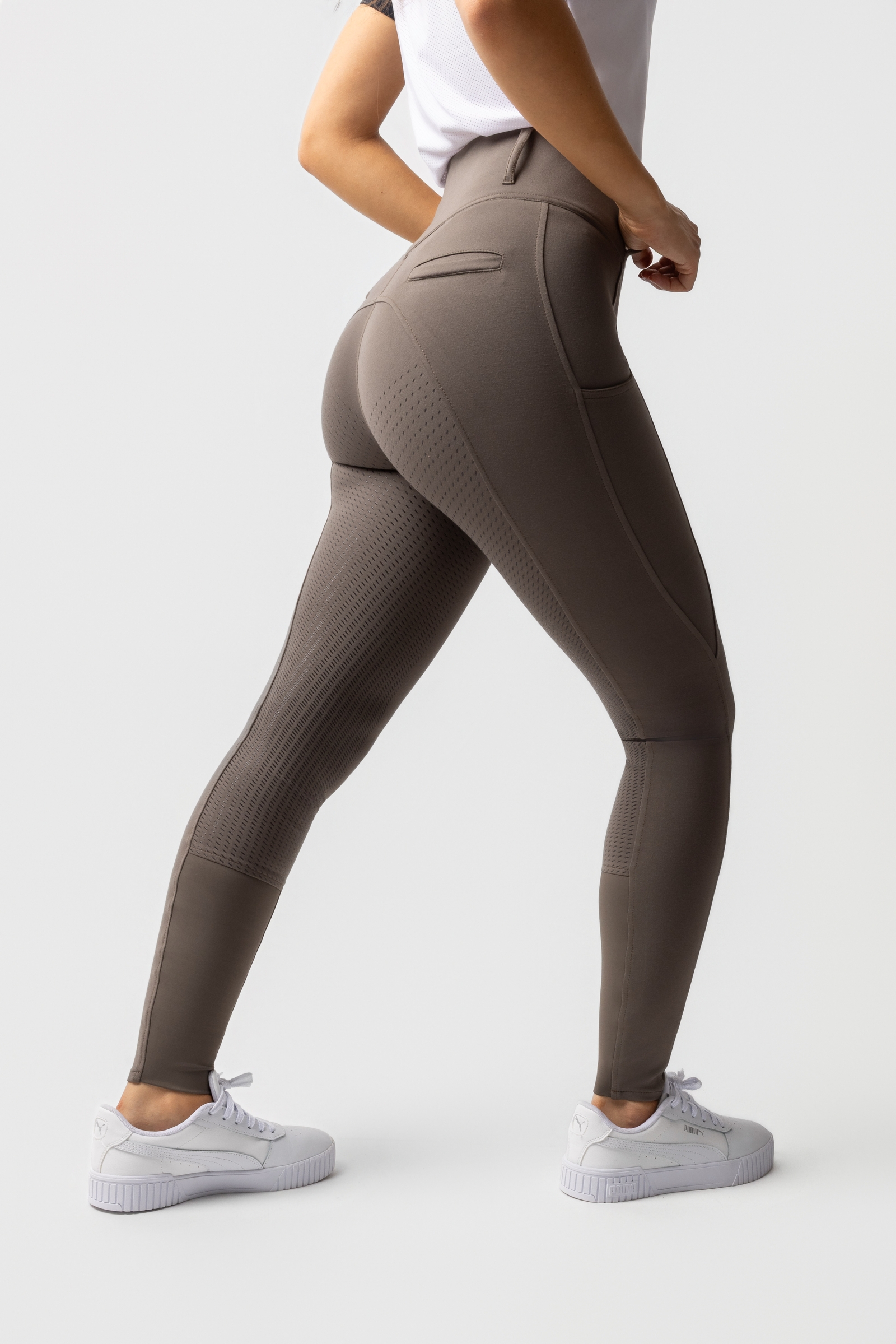 Horze Mira Rijbroek Hoge Taille, fullgrip