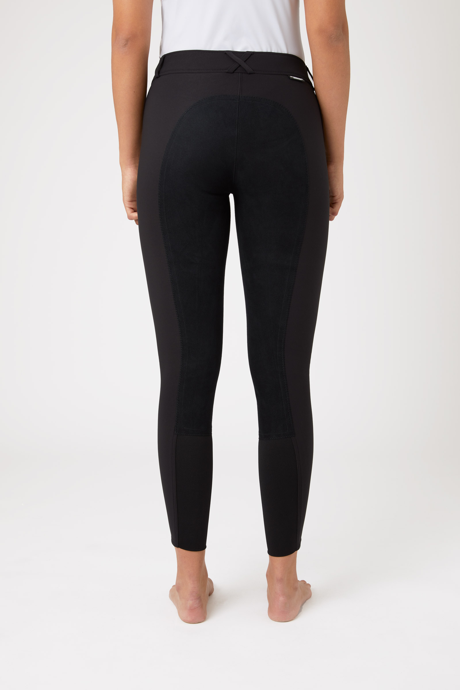 Horze Grand Prix damesrijbroek met leren fullseat, UPF 50+