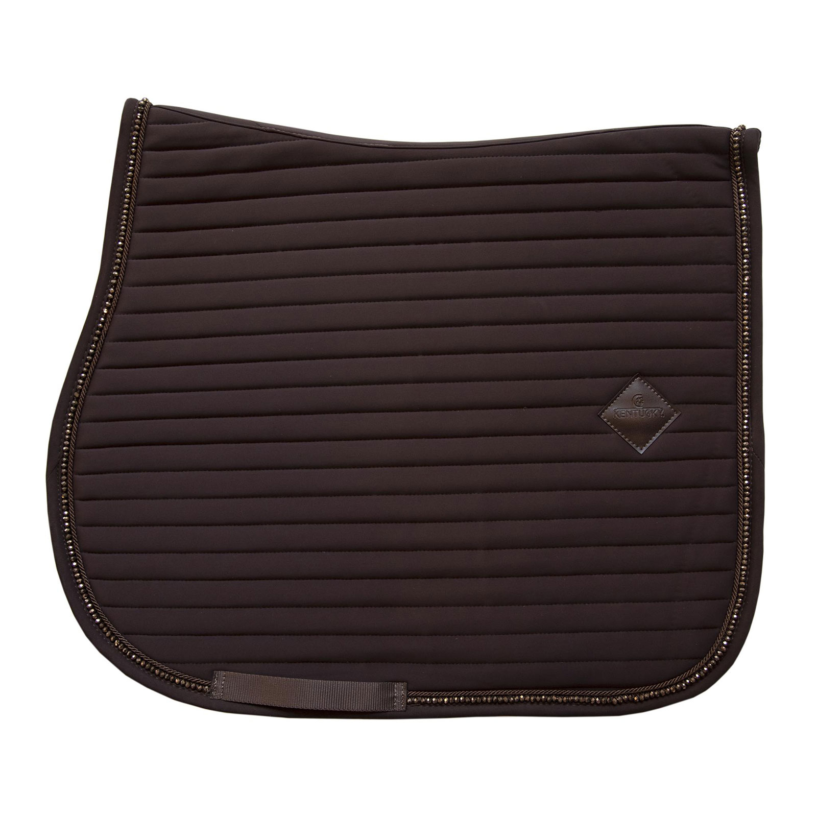 Brown Kentucky Horsewear Zadeldoek met Parels jumping
