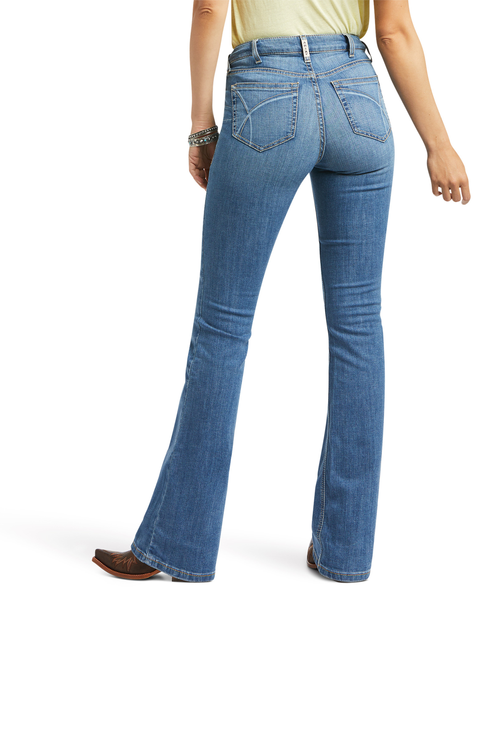 Ariat Women's R.E.A.L High Rise Daniela Boot Cut Jeans