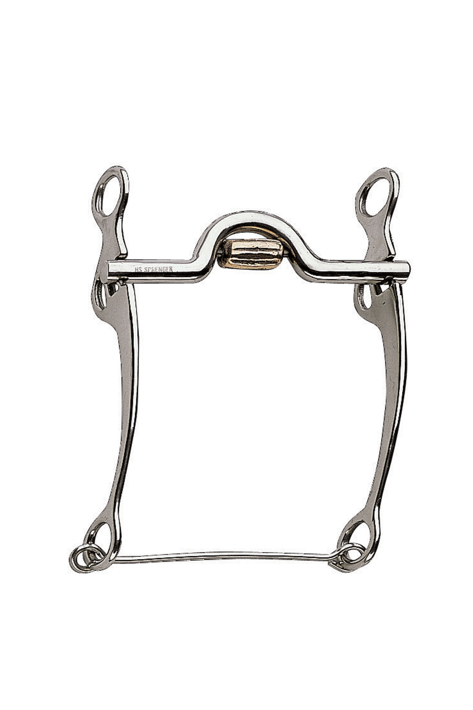 Sprenger Linda Tellington-Jones bid, rustfrit st&aring;l, kobberruller, 13 mm  