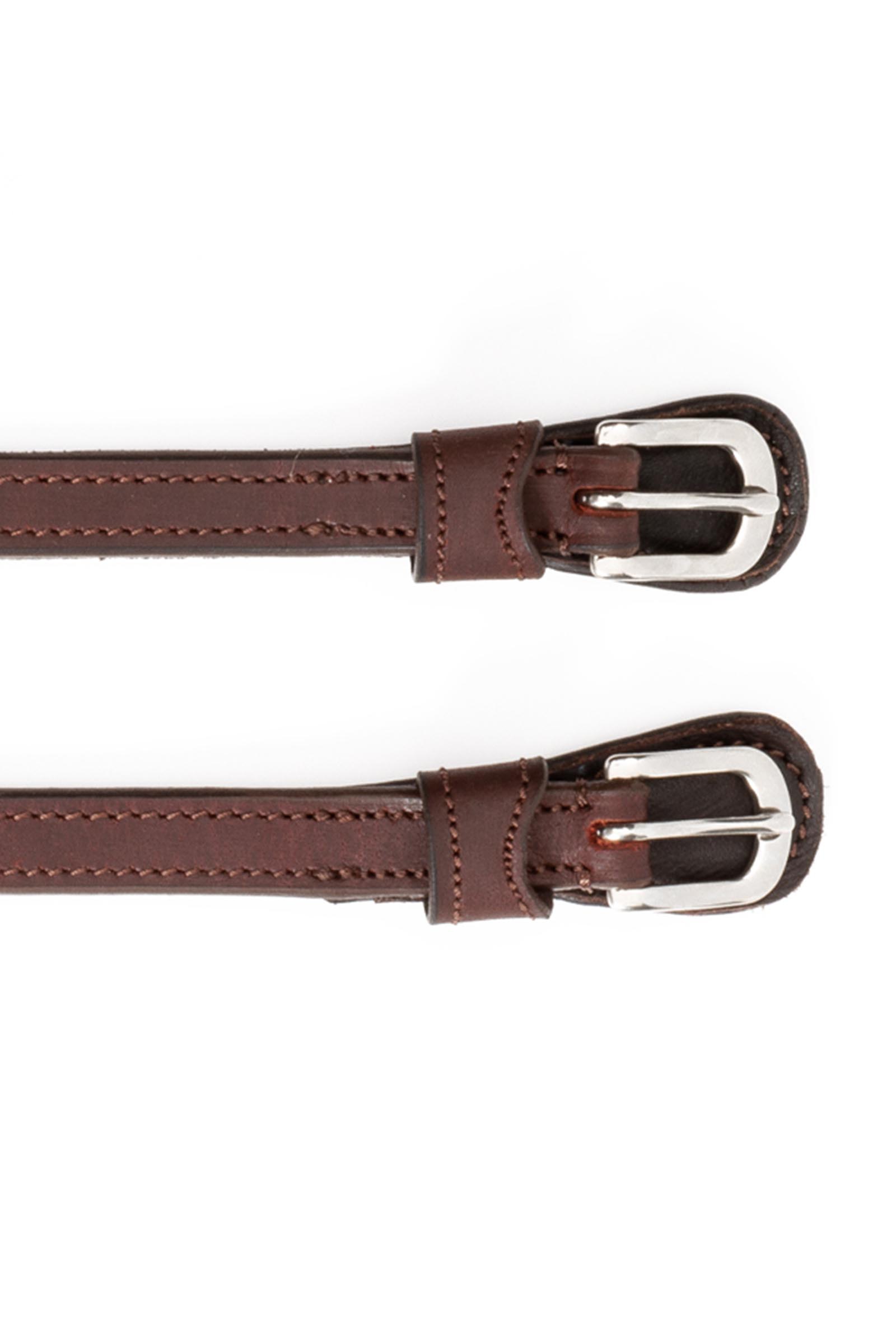 Kavalkade gevoerde spoorriemen, geolied leer