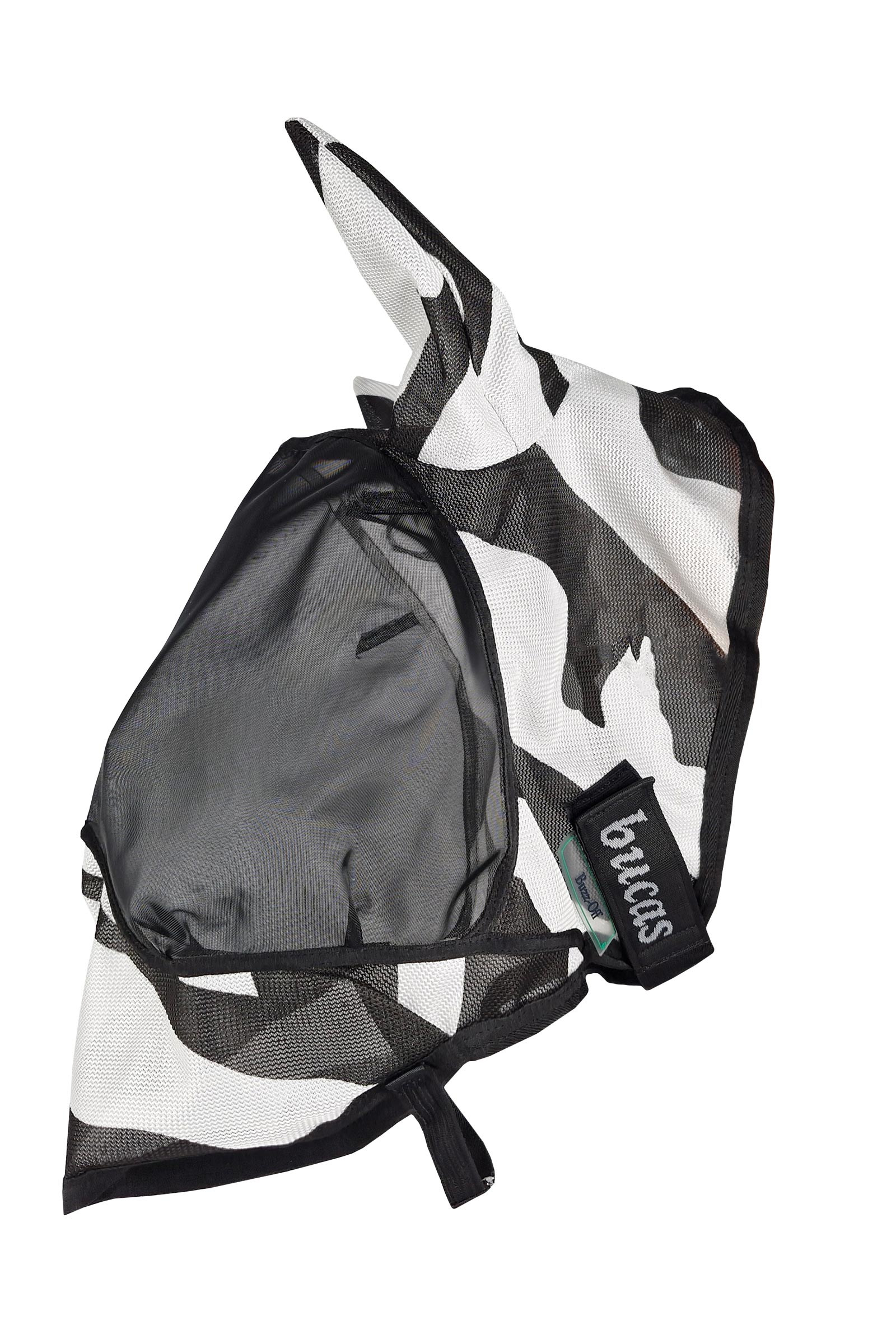 Bucas Buzz-Off Zebra Deluxe Vliegenmasker