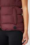 Horze Callie gewatteerde bodywarmer met capuchon, dames