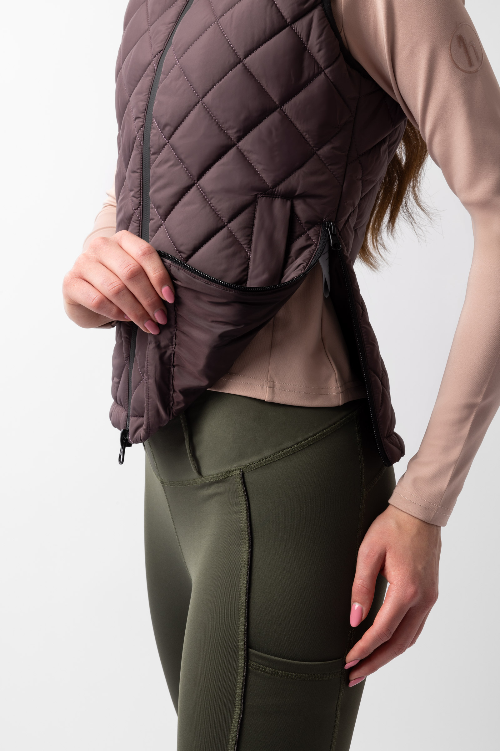 Horze Young Rider NAIA gewatteerde bodywarmer
