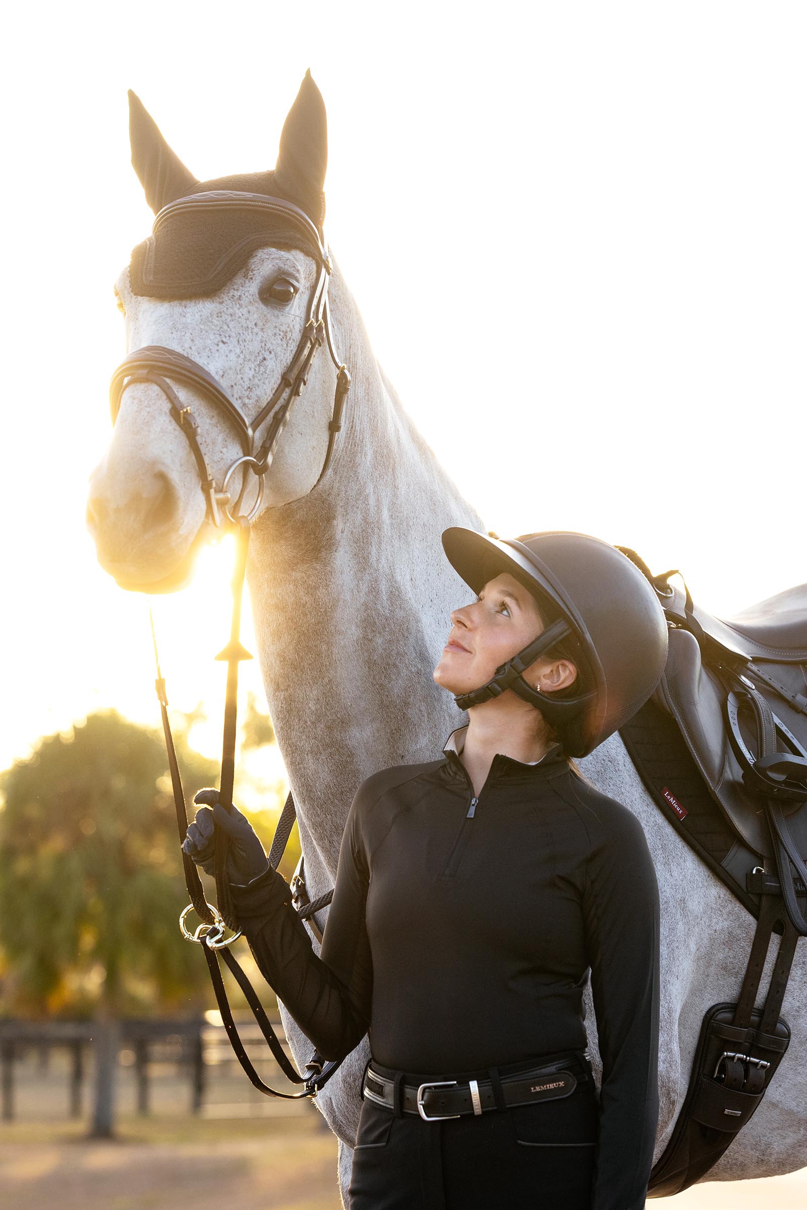 LeMieux Suede Close Contact springschabrak