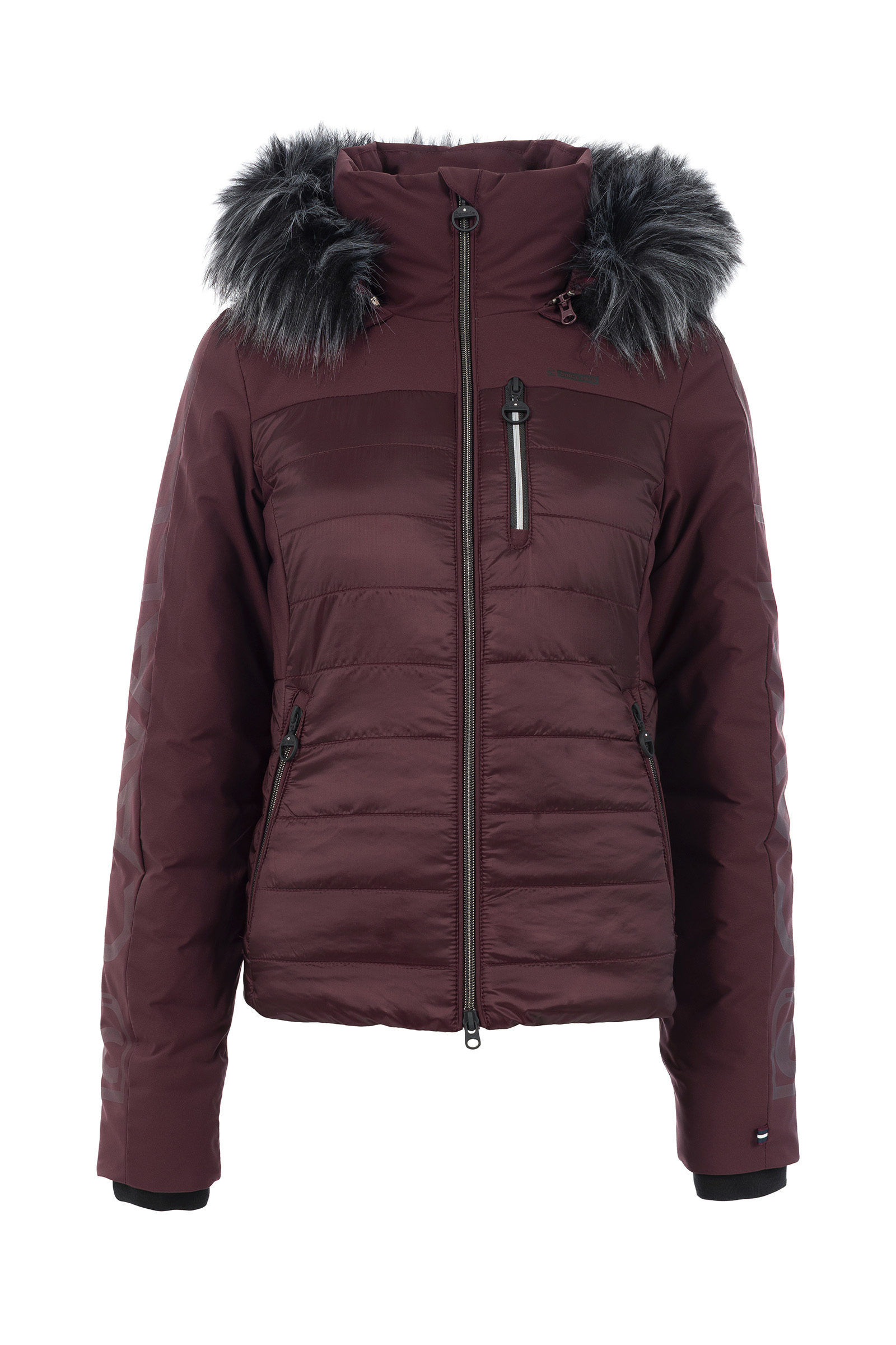 Wine Red Cavallo Ella winterjas, dames