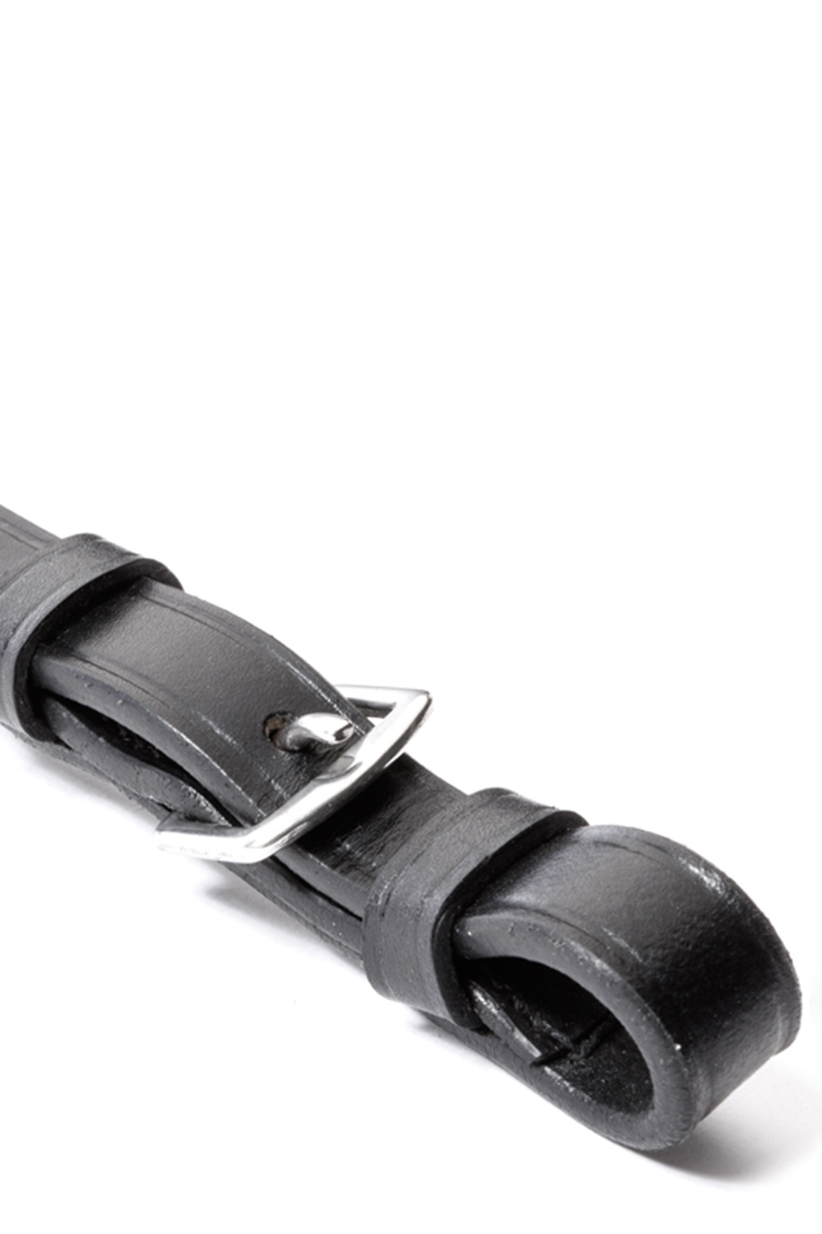 Kavalkade Double Ridge Rubberised Reins With 10 Stops, 16 mm