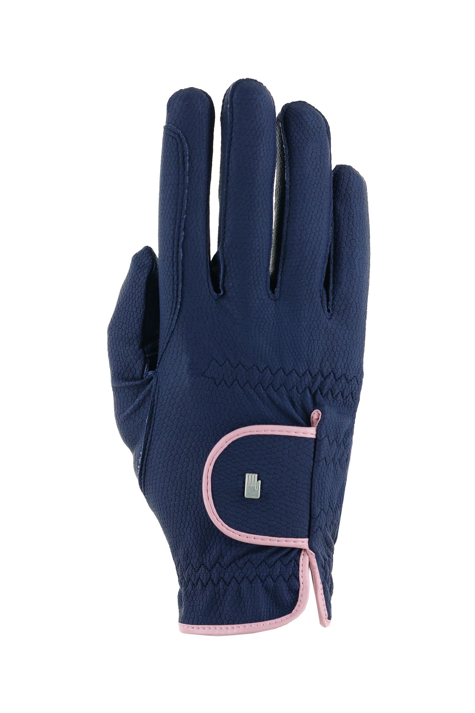 Navy/Vintage Pink Roeckl Lona rijhandschoenen