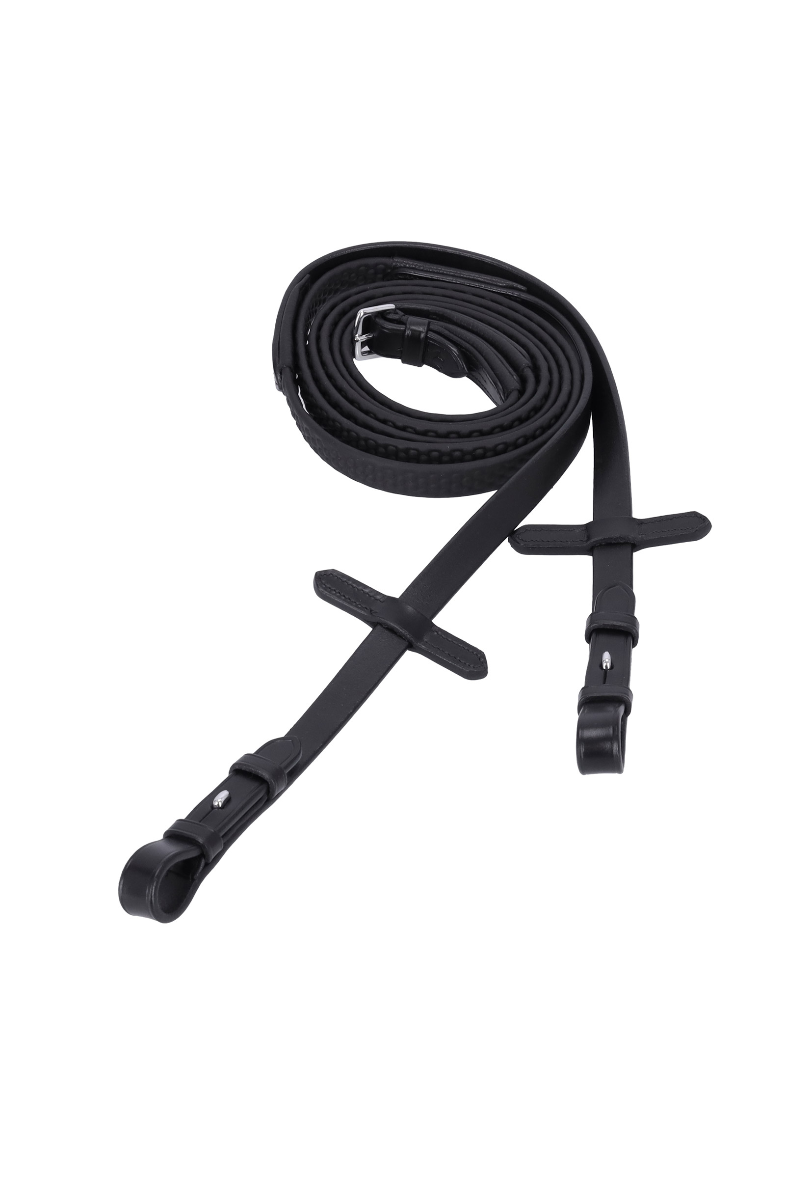 black/silver Schockem&ouml;hle Sports zachte rubberen teugel met stippen