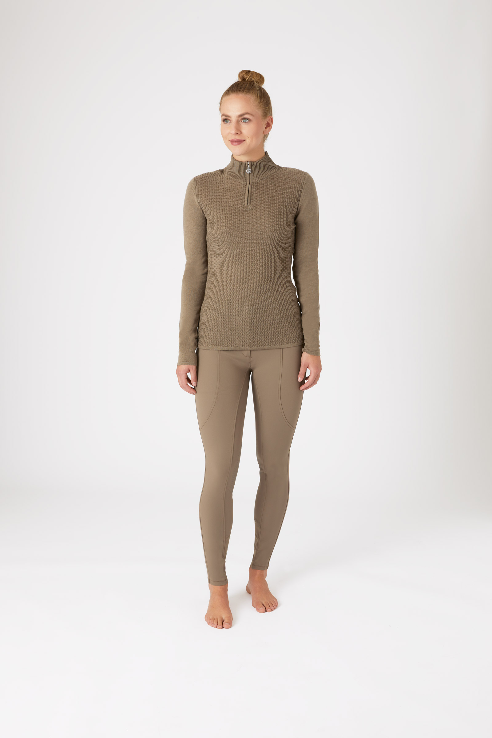 B Vertigo Ruth Gebreide Pullover met Rits