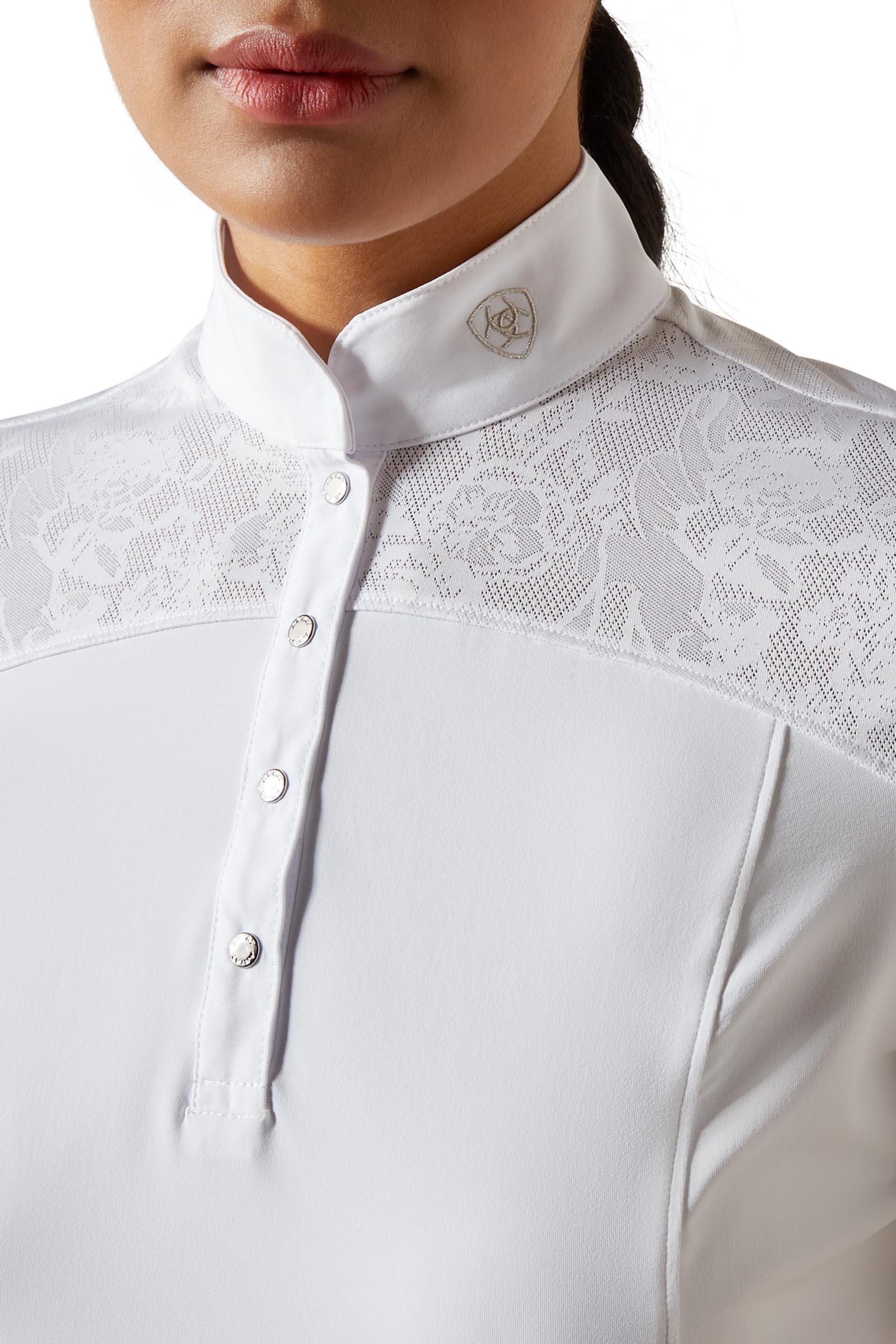 Ariat Bellatrix dameswedstrijdshirt met korte mouwen