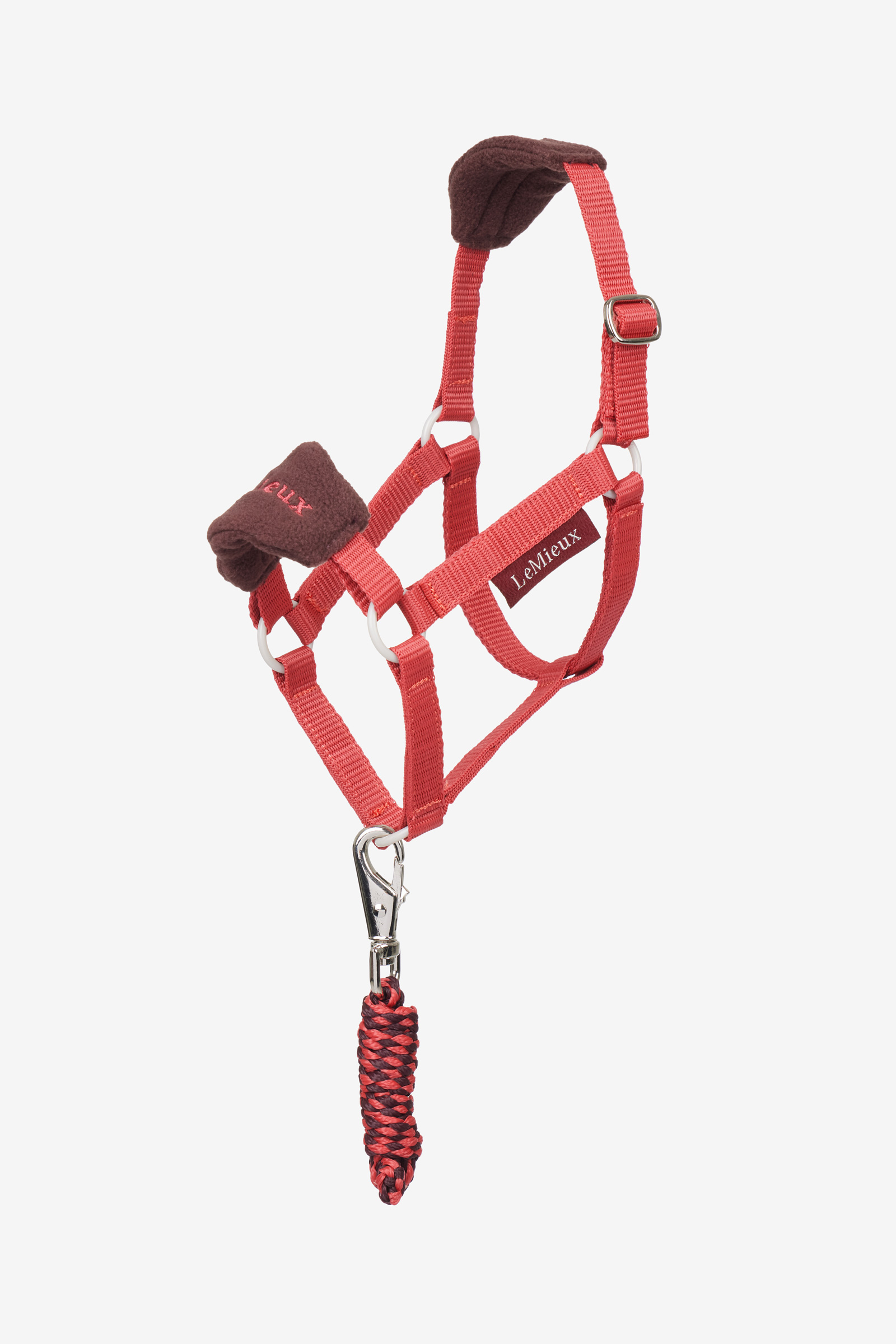 Cranberry LeMieux Vogue halster & halstertouw set voor stokpaard