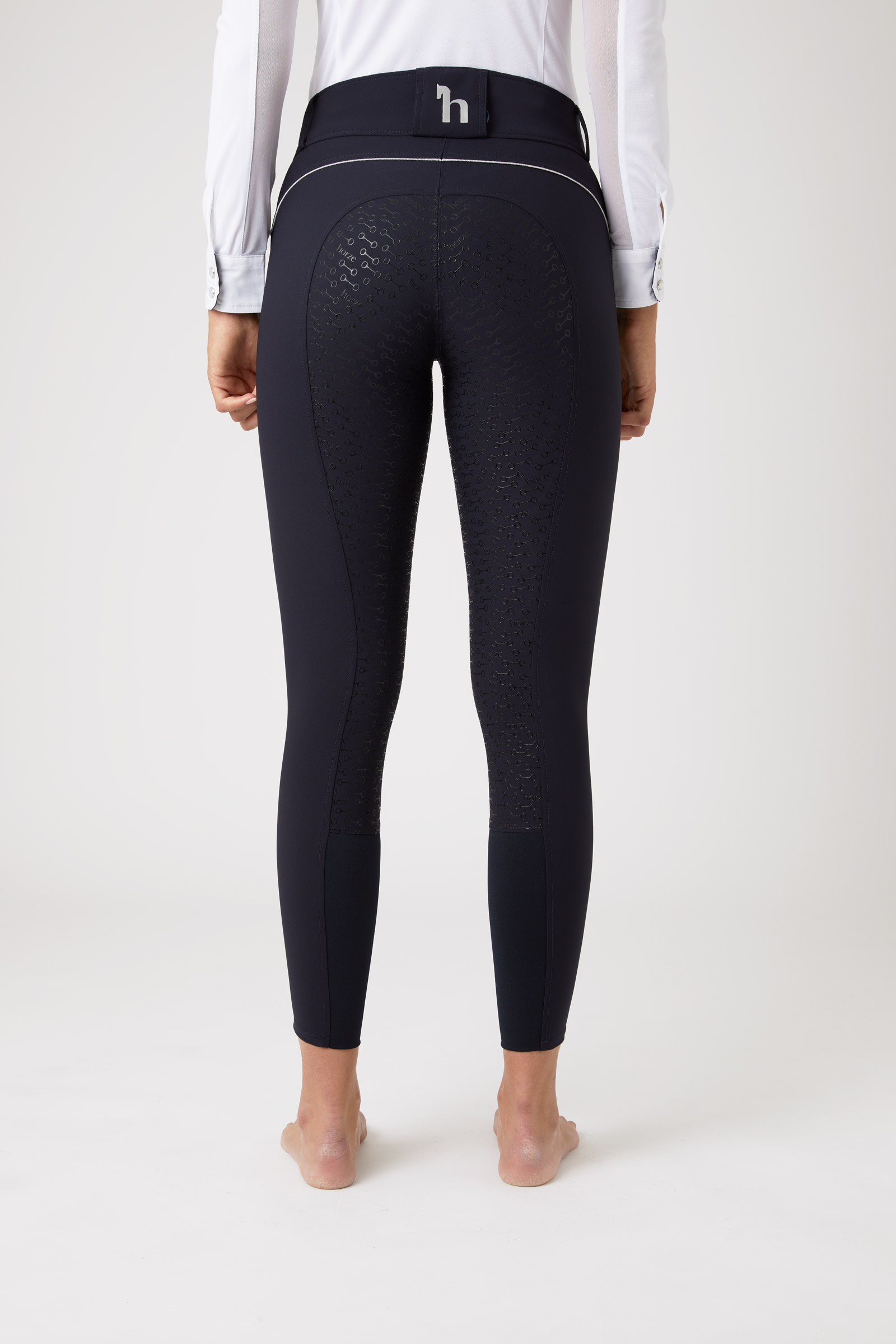 Horze Aubrey High Waist Rijbroek met siliconen zitvlak, dames