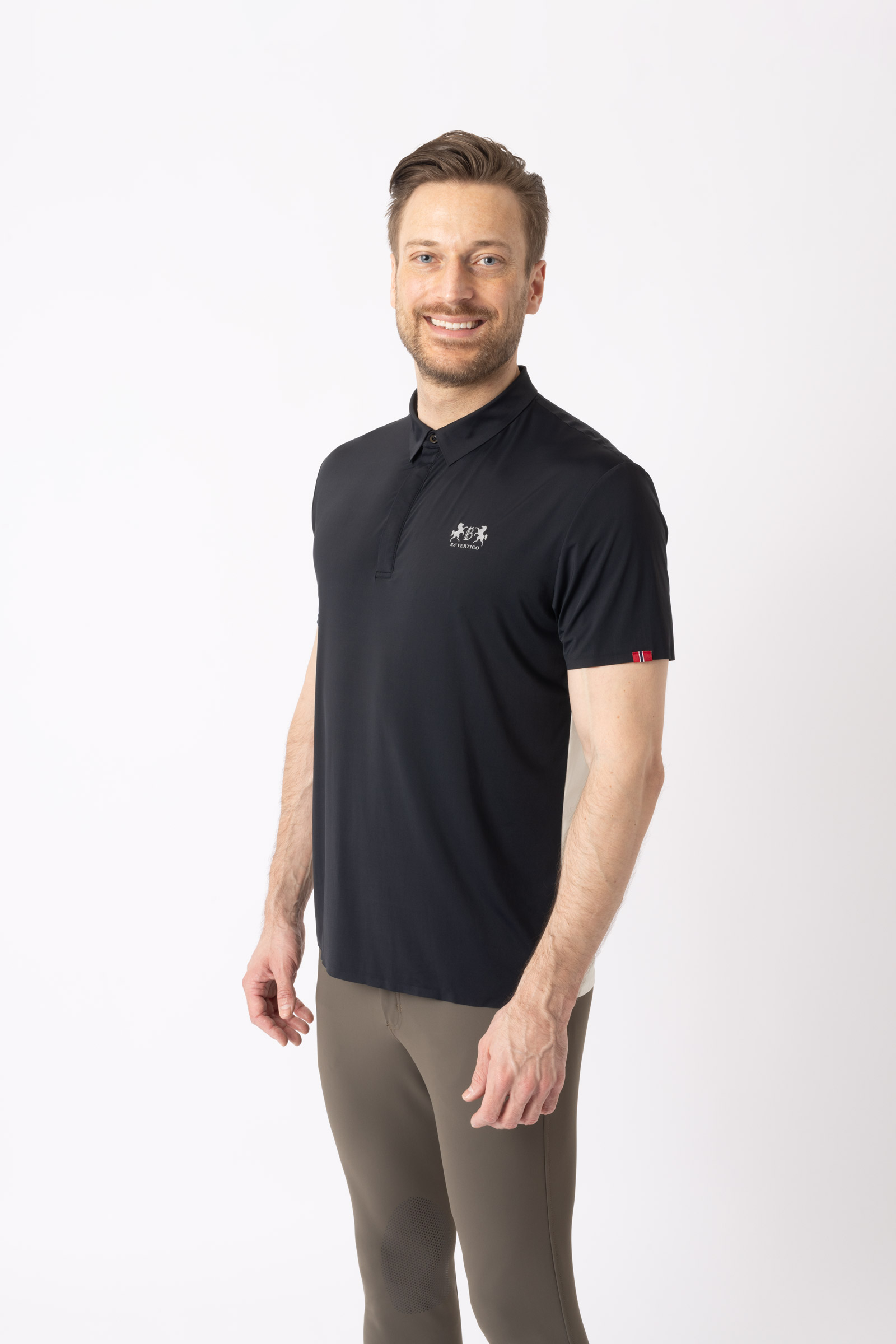 B Vertigo Aidan naadloos poloshirt, heren