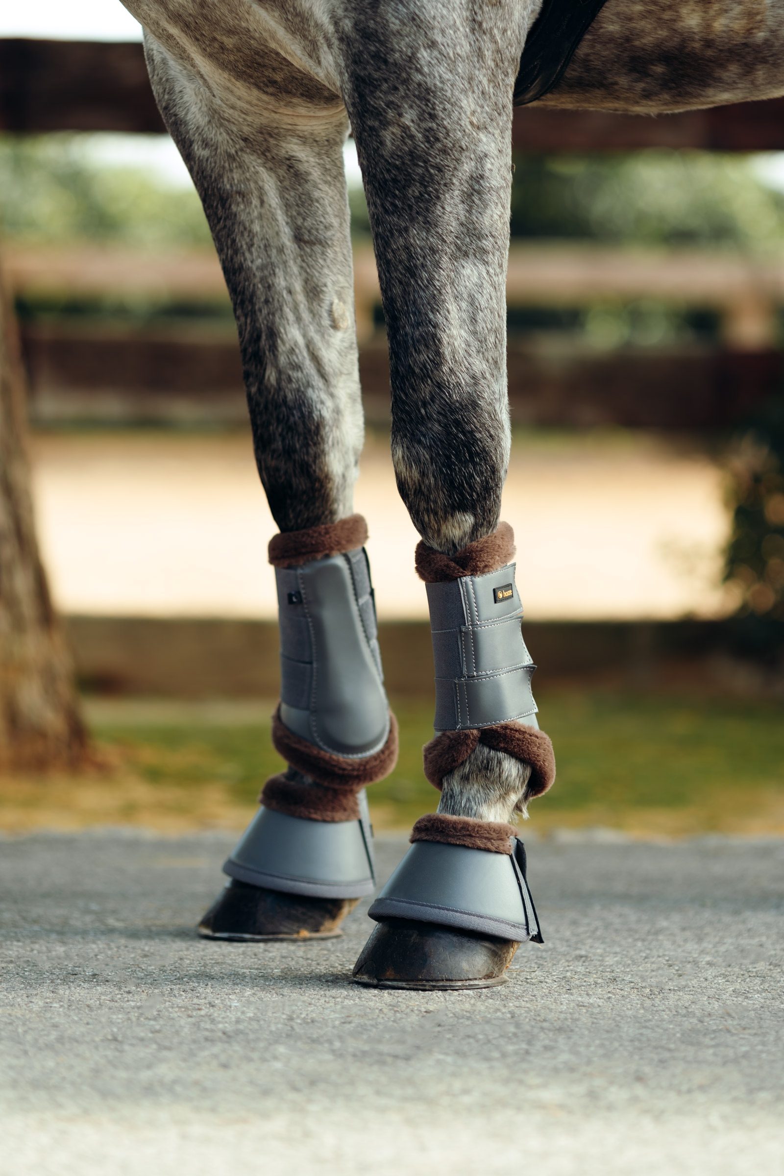 Horze Houston Pijpkousen met imitatiebont voering