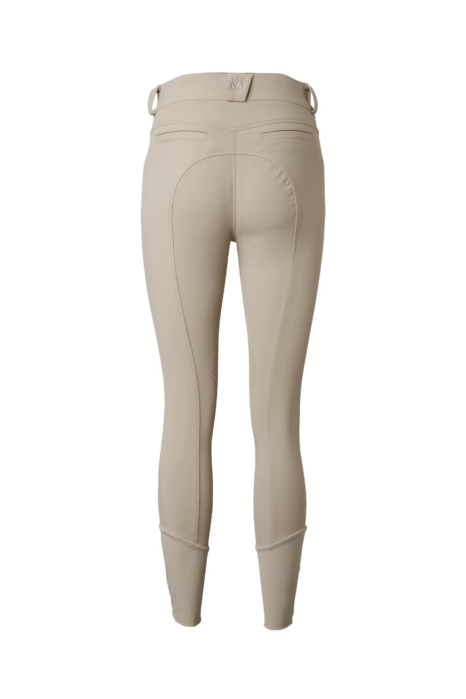 Plaza Taupe light brown Mountain Horse Diana dames rijbroek met volledige grip