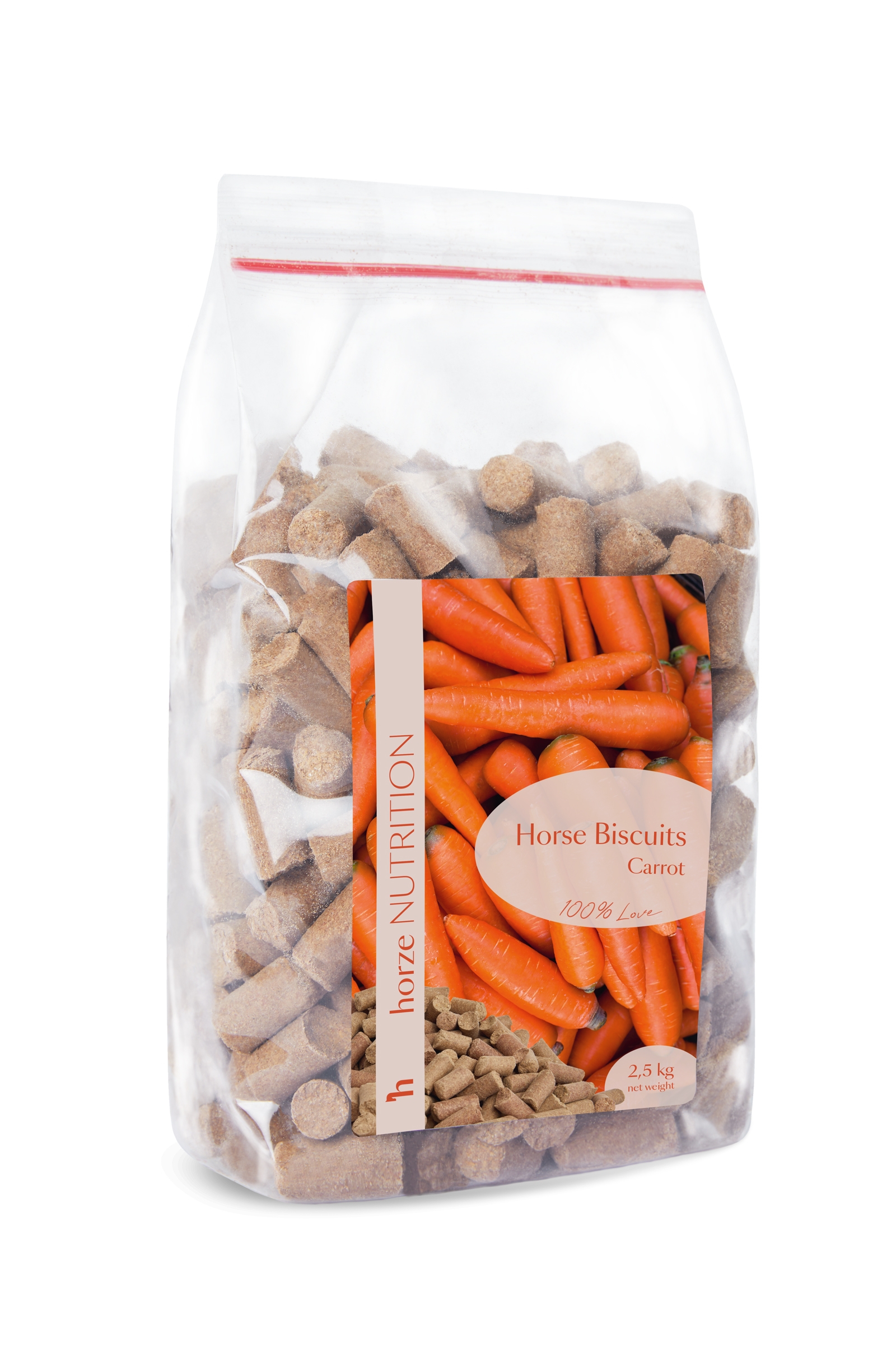 Horze Biscuits Carrot, paardensnoepjes, 2,5 kilo