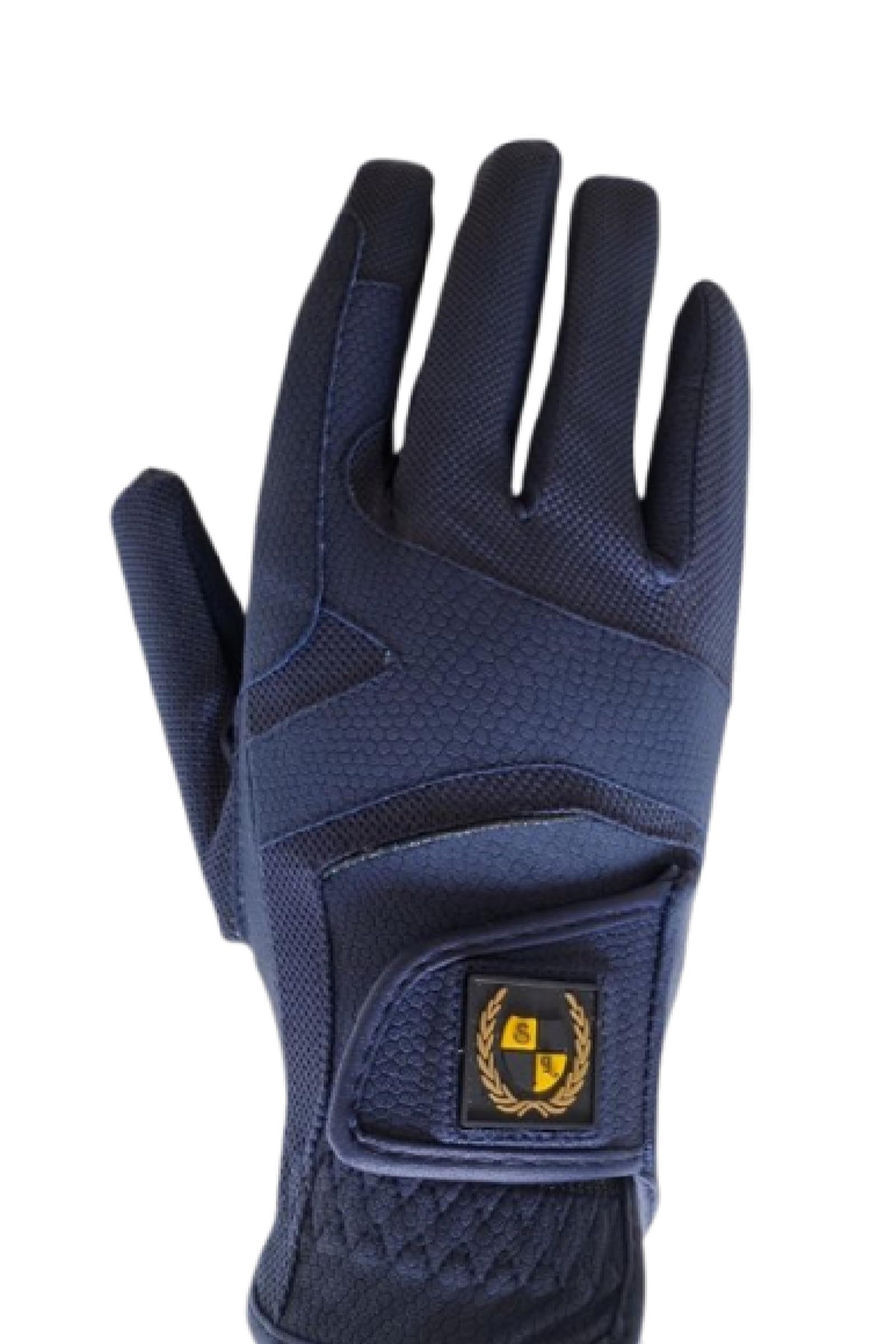 Navy/Navy Kavalkade Sir Lancelot Air rijhandschoenen