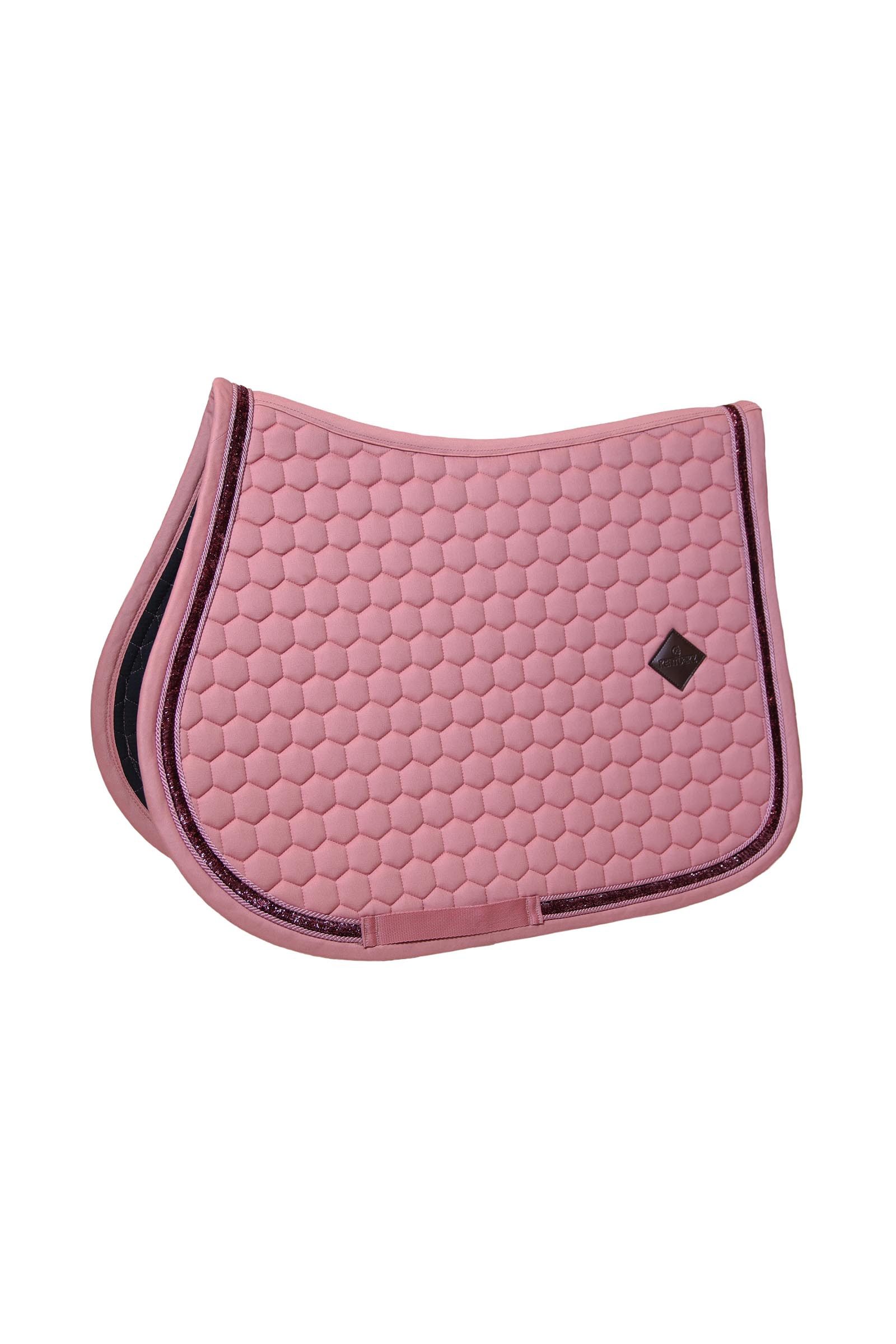 Fuchsia Kentucky Horsewear springschabrak met glitterband  