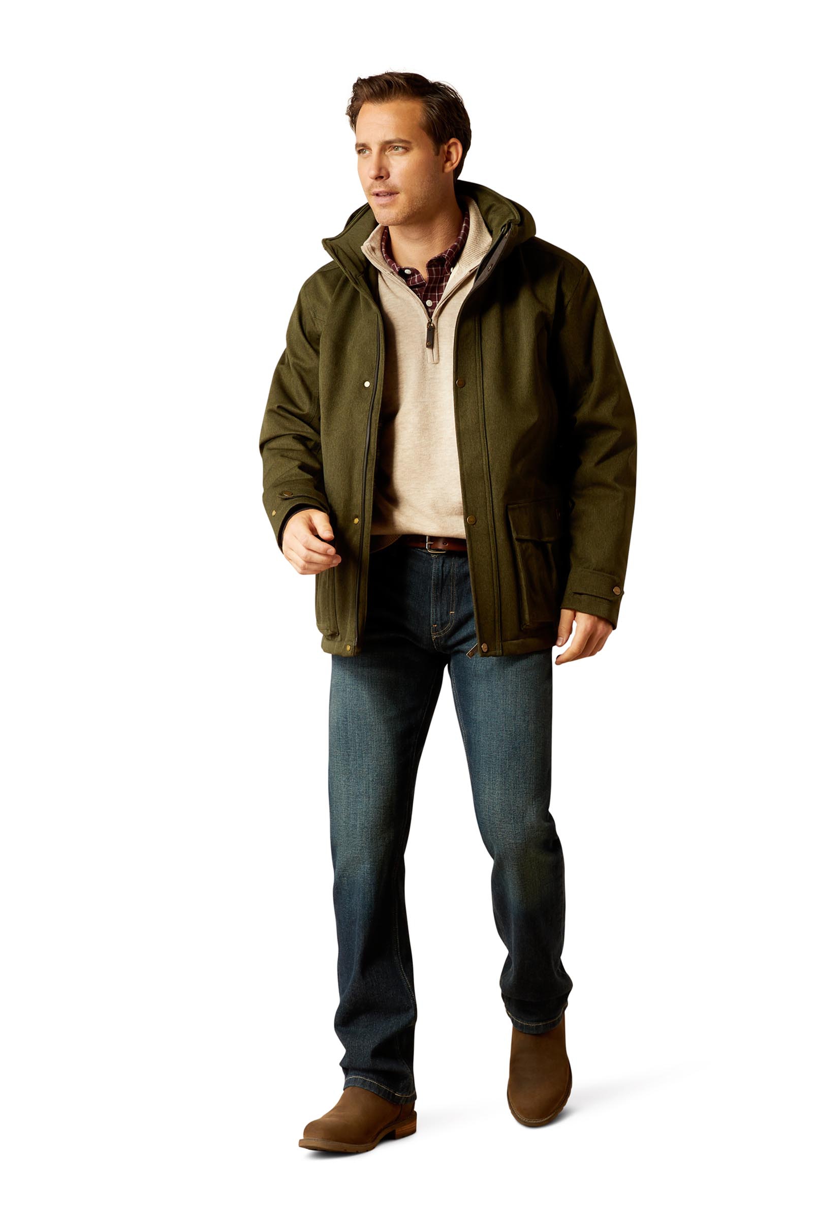 Ariat Rhodium Waterproof Heren waterdichte ge&iuml;soleerde parka