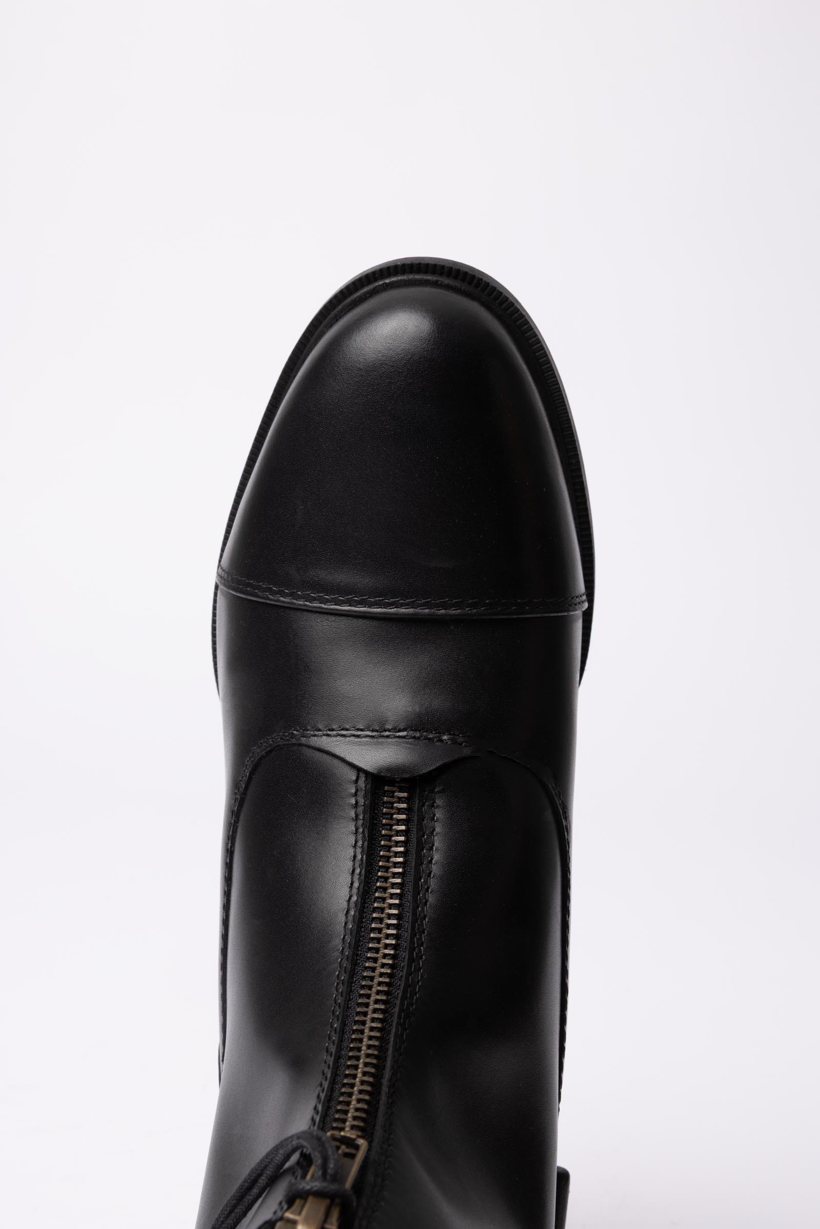 Horze Oldenburg leren jodhpurlaarzen met ritssluiting aan de voorkant