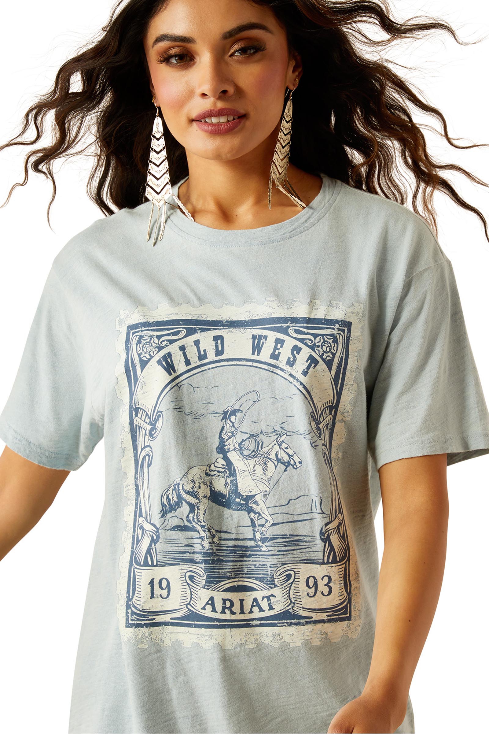 Ariat Wild West Stamp dames-T-shirt