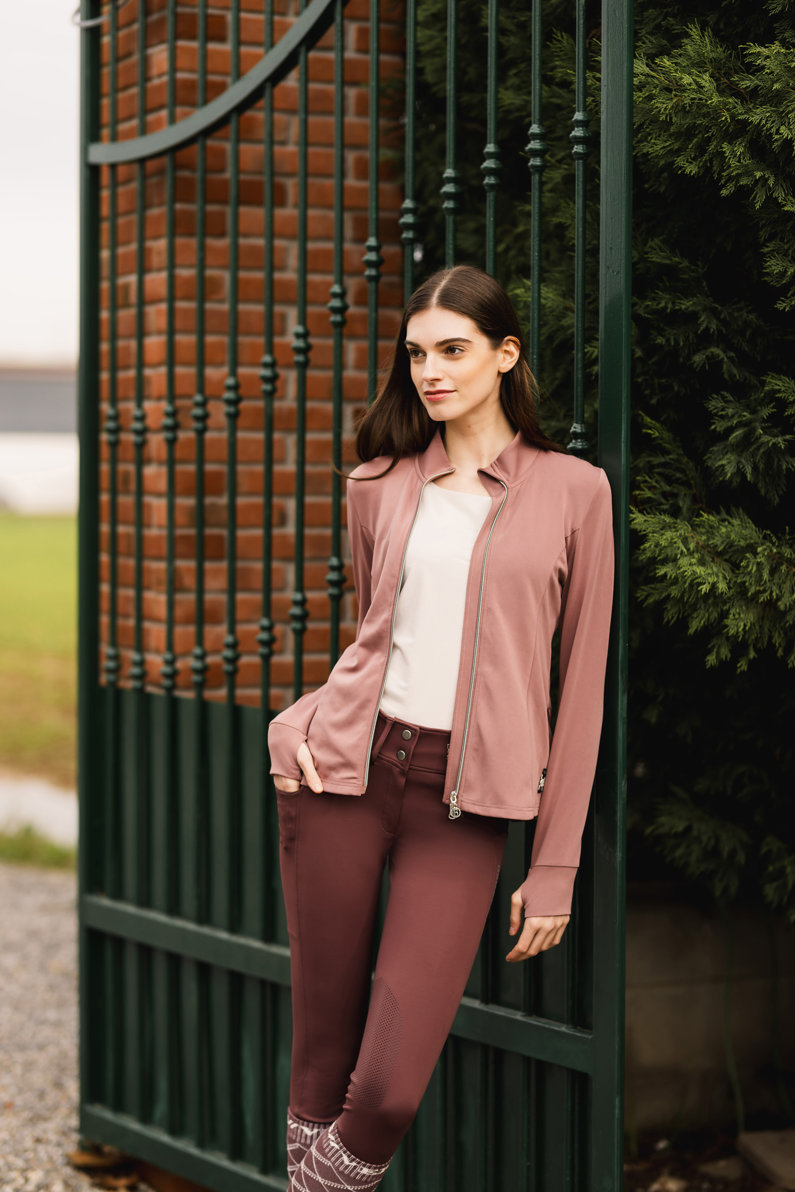 B Vertigo Sarah trainingsvestje met plooien, dames