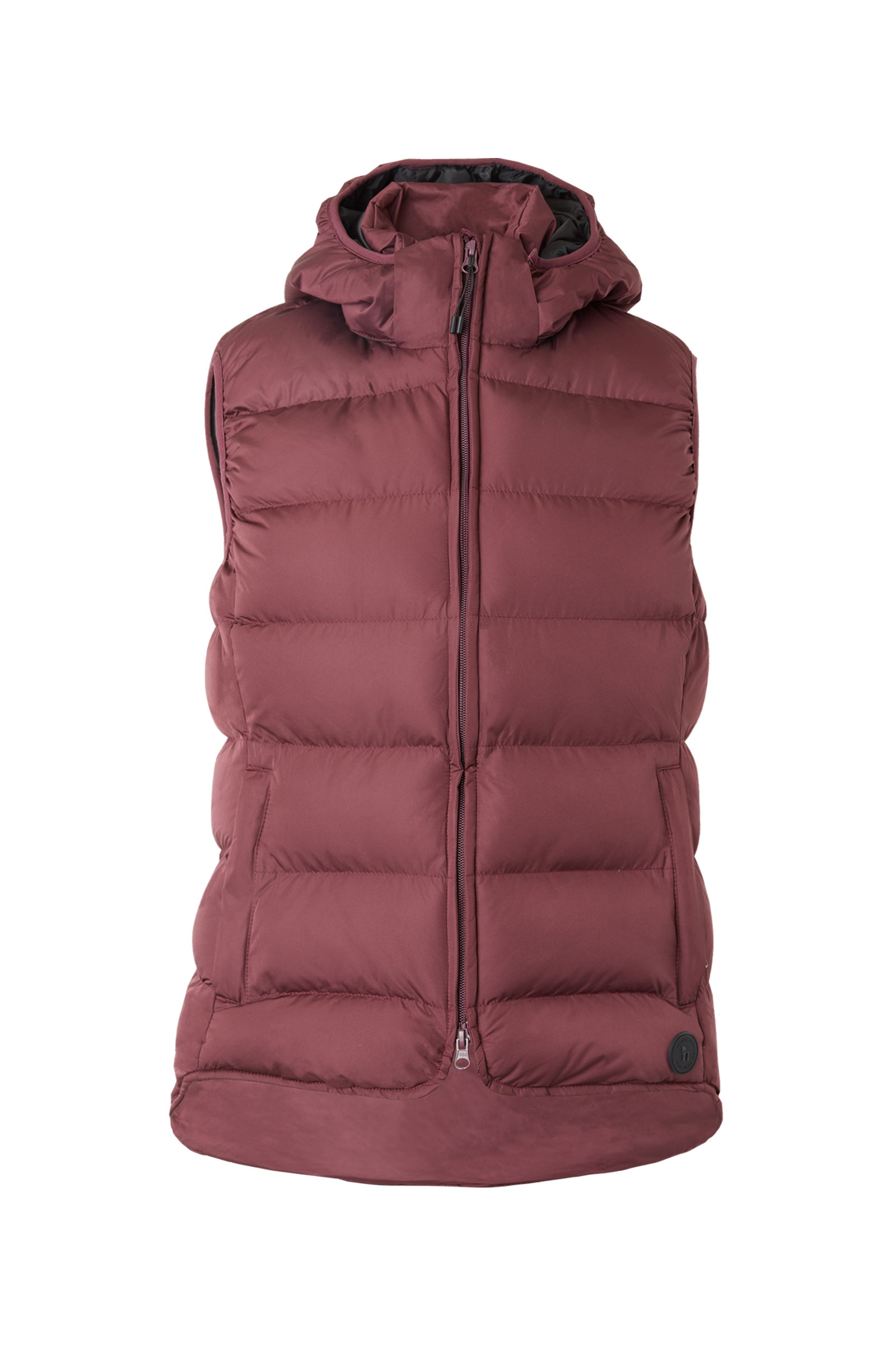 Horze Callie gewatteerde bodywarmer met capuchon, dames
