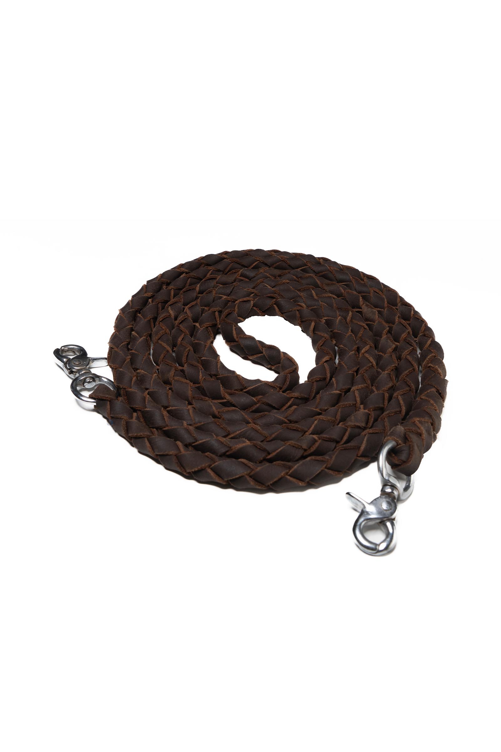 F.R.A. Freedom Riding Articles Lederen teugels Jack rond gevlochten  