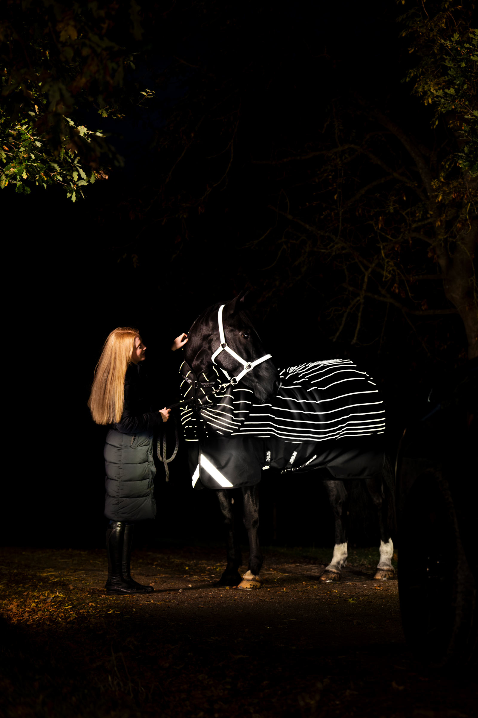 Horseware Amigo 1200D FieldSafe Reflectech Plus buitendeken, 250 g