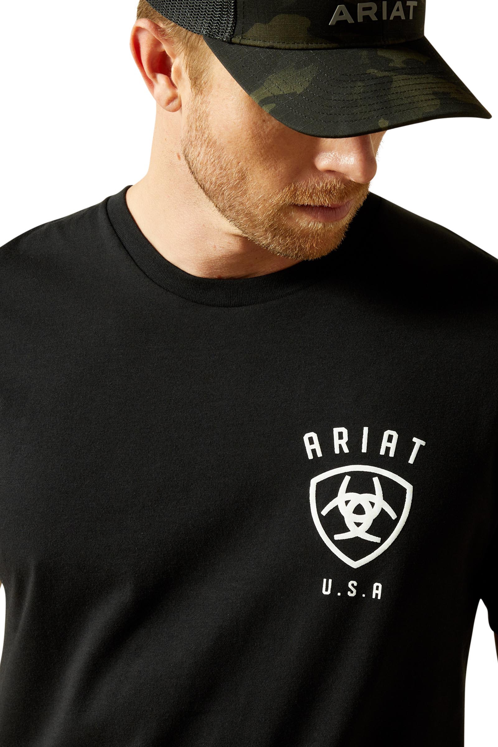 Ariat Faded Bull heren t-shirt