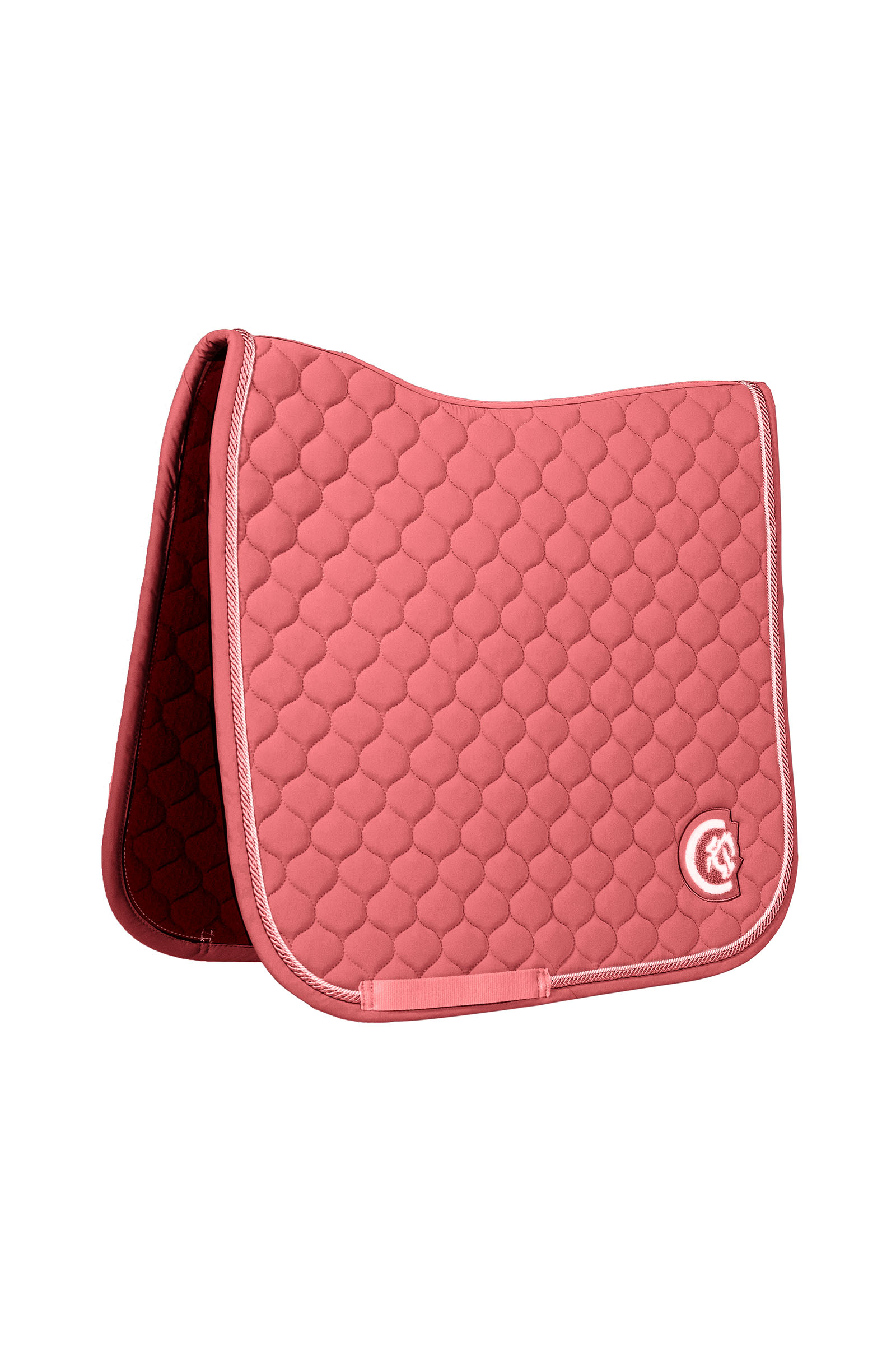 fuchsia Kentucky Horsewear dressuurzadeldek onion quilt 3D logo