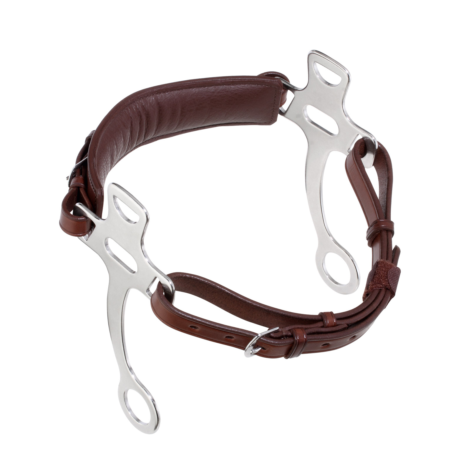Brown Sprenger hackamore met leren riem