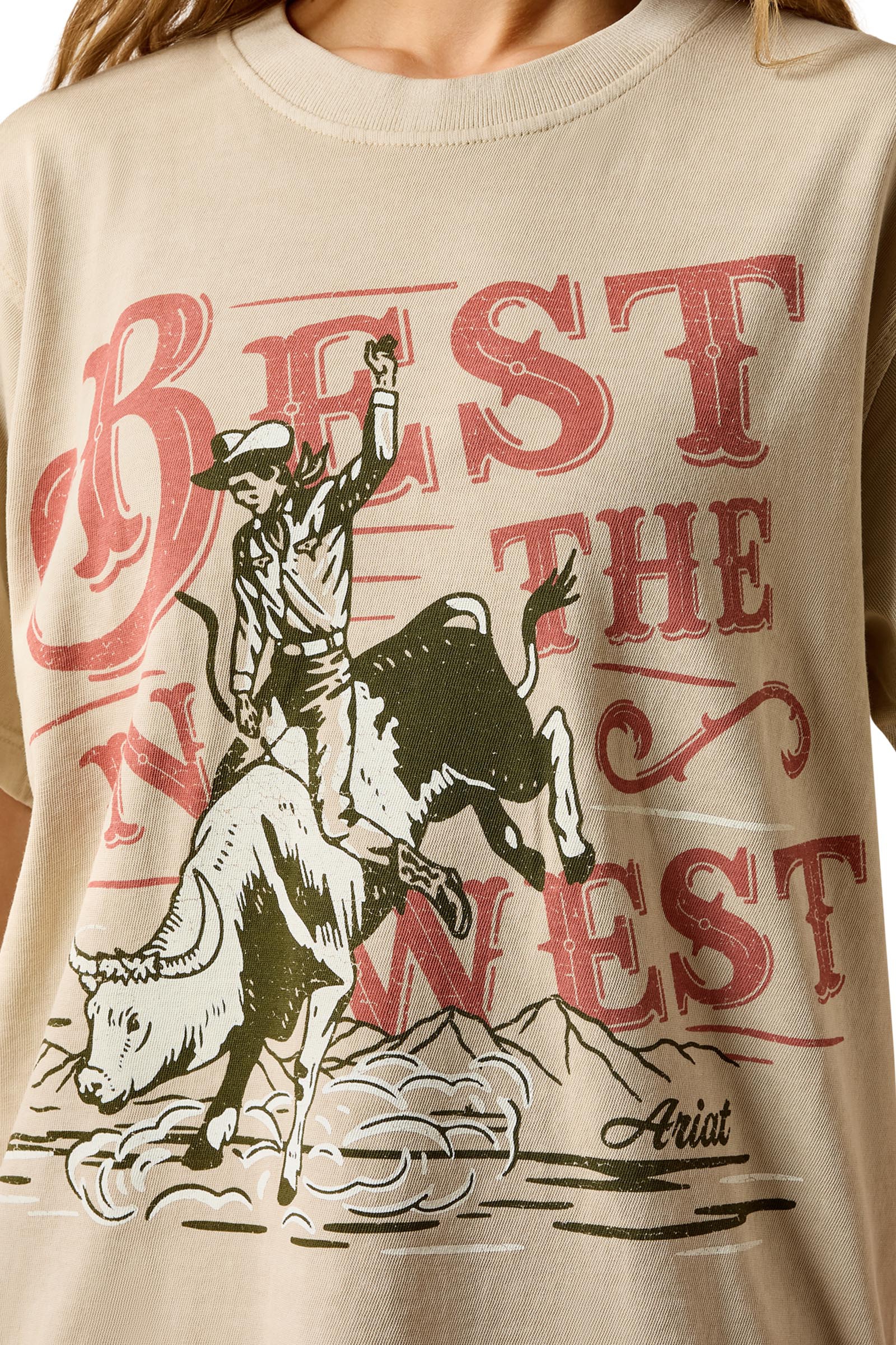 Ariat Dames Ariat Bull Rider Arched T-shirt