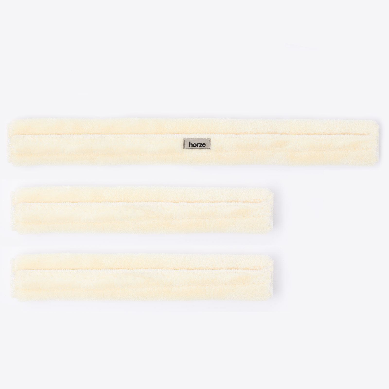 Off-White Horze Narvik Imitatiebont Borsttuig Set (3 stuks)