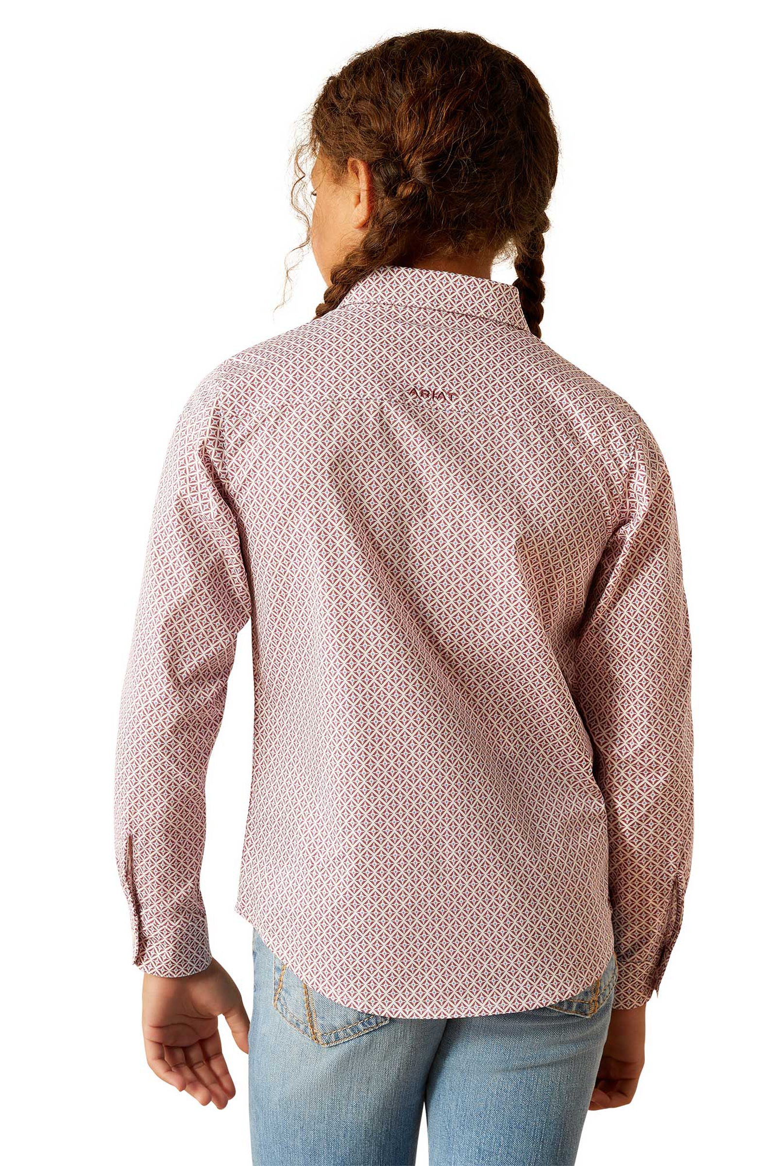 Ariat Team Kirby kinder-westernshirt met lange mouwen