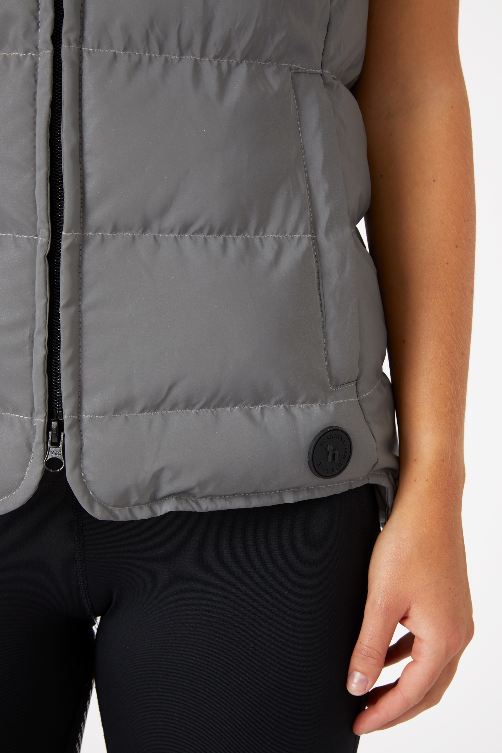 Horze Reflecterende Gevoerde Bodywarmer, dames