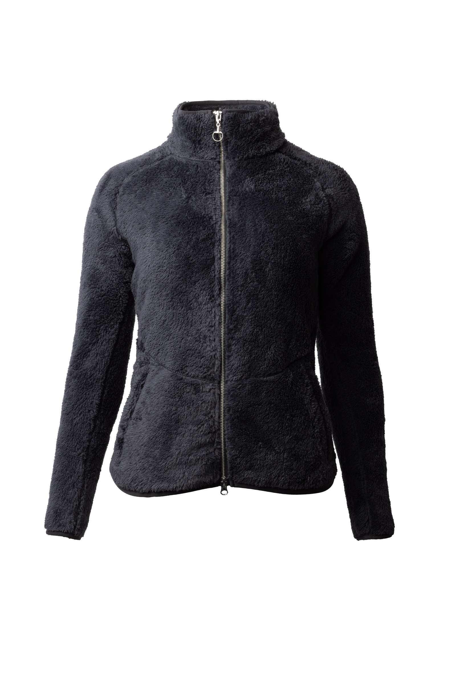 Dark Navy Horze Merida teddy fleecevest, dames